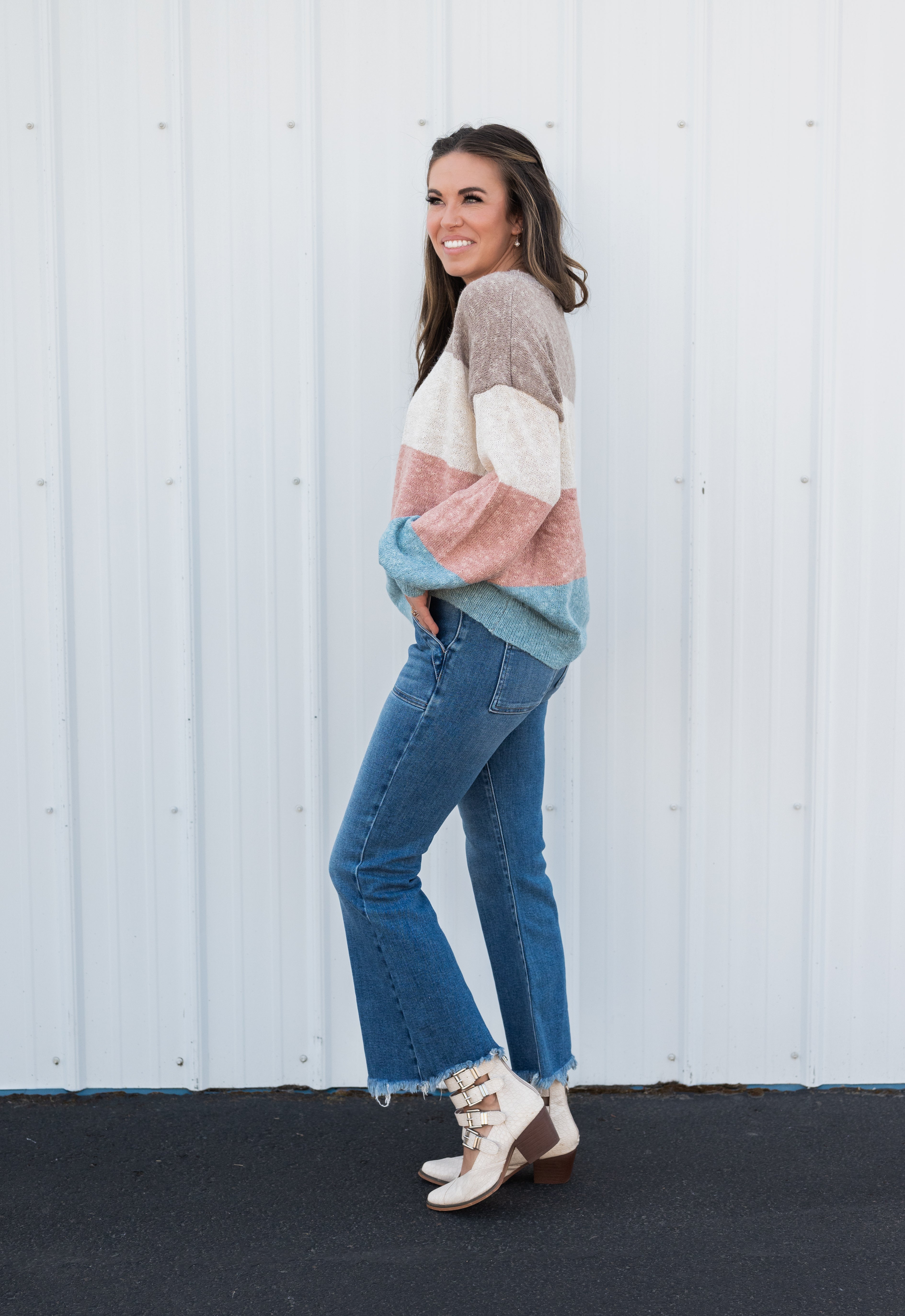 PALMER STRIPE SWEATER