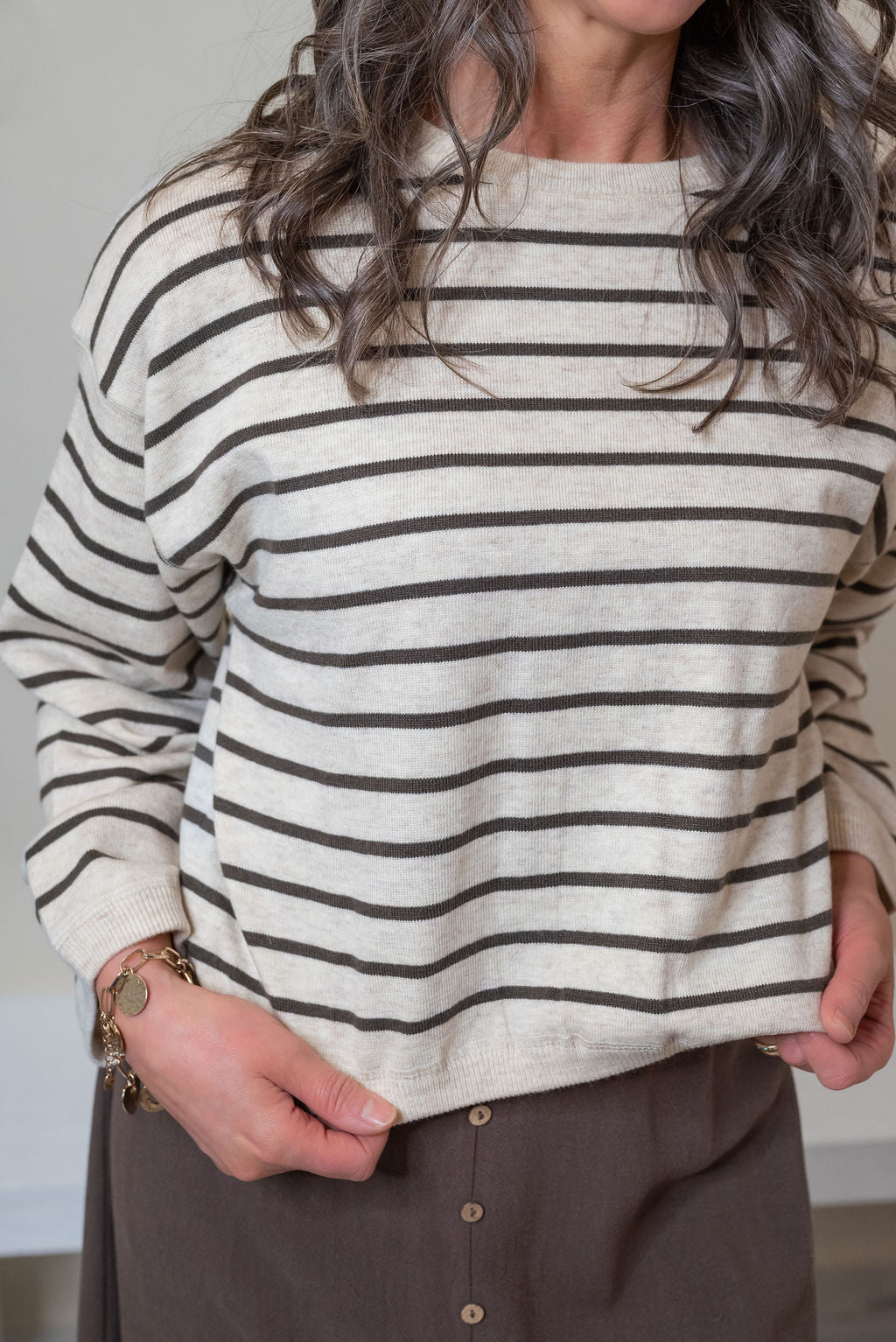 KRISTINE STRIPED TOP