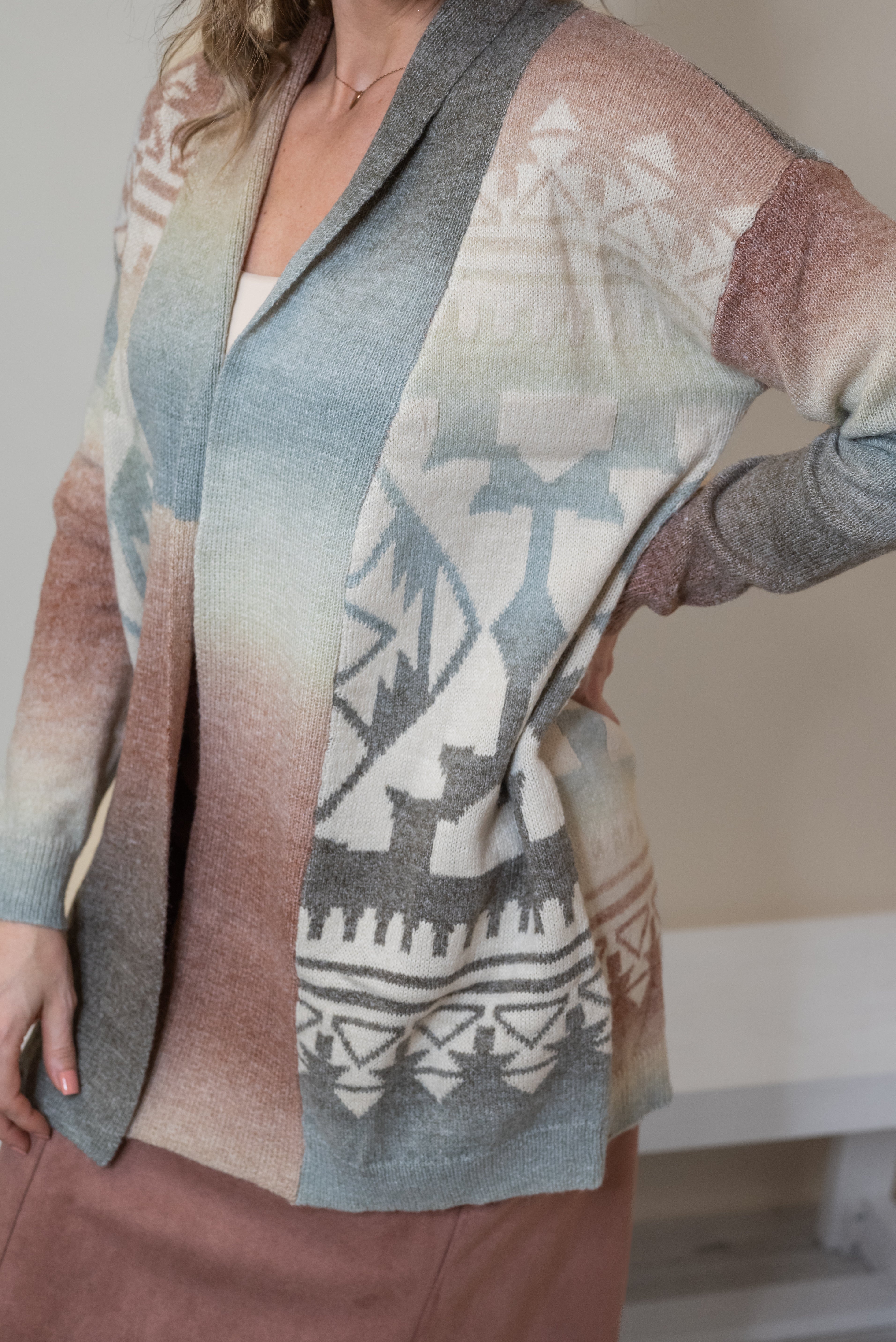 KAMILA OMBRE CARDIGAN