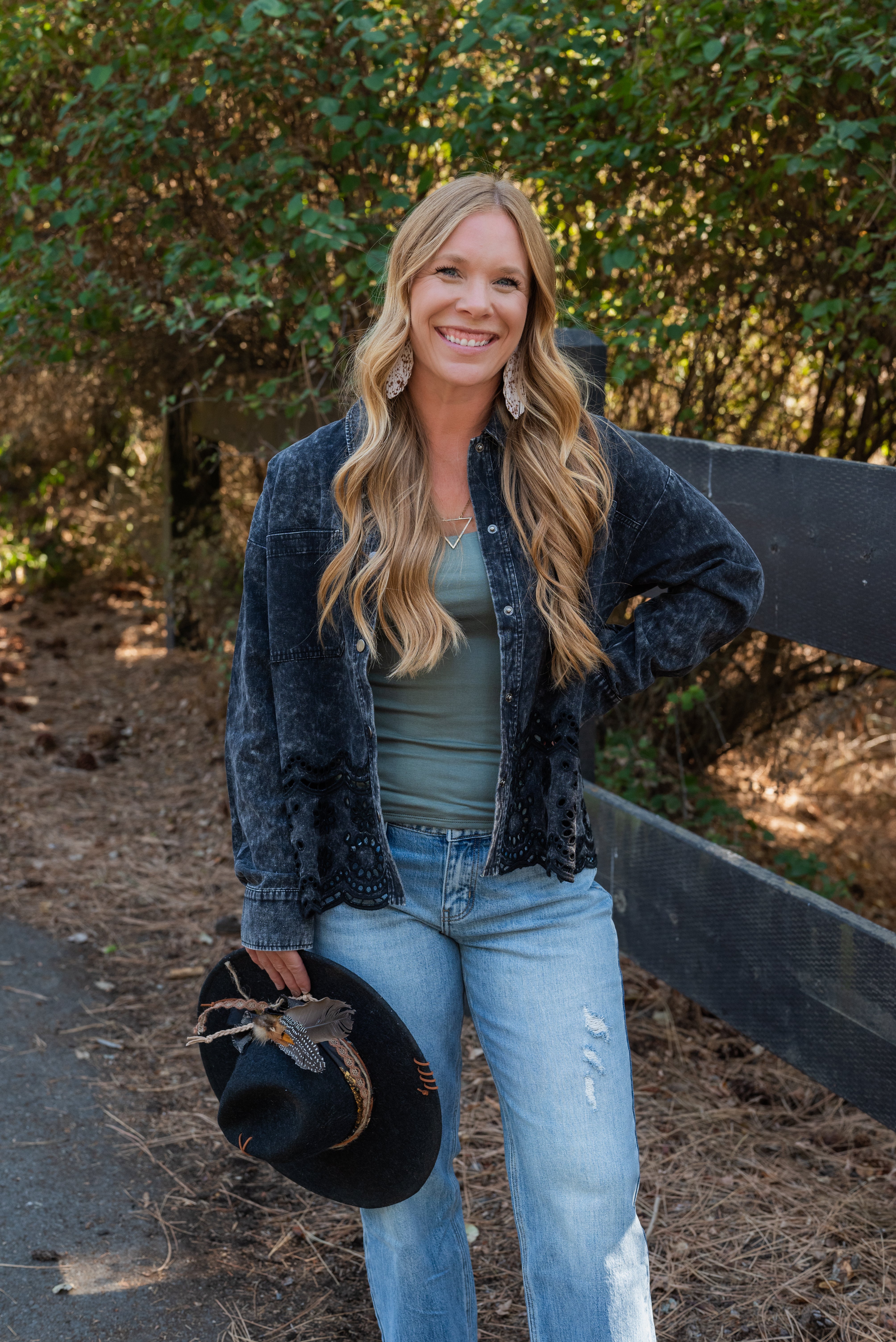 LYDIE EYELET JACKET