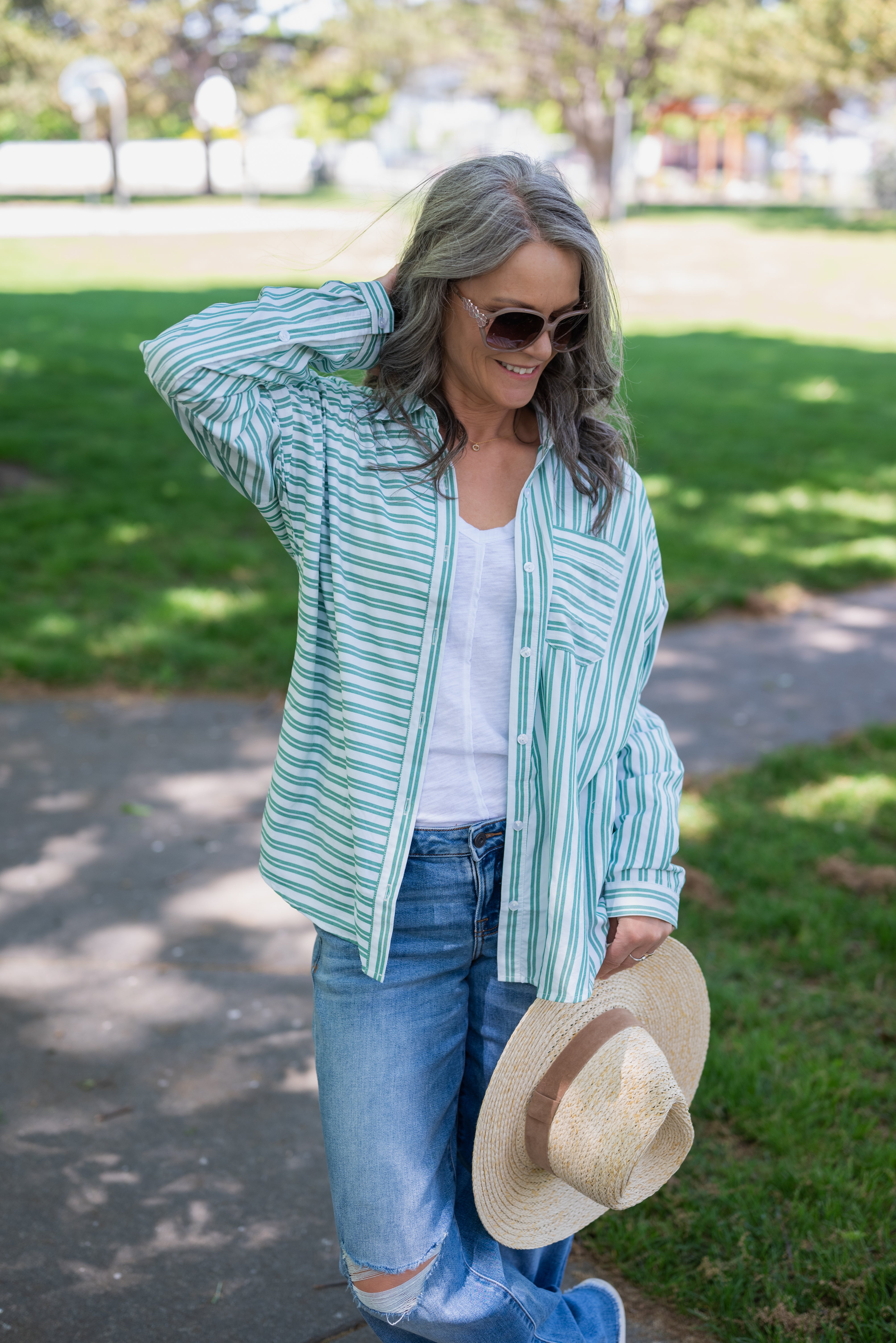 LUPE STRIPED SHIRT
