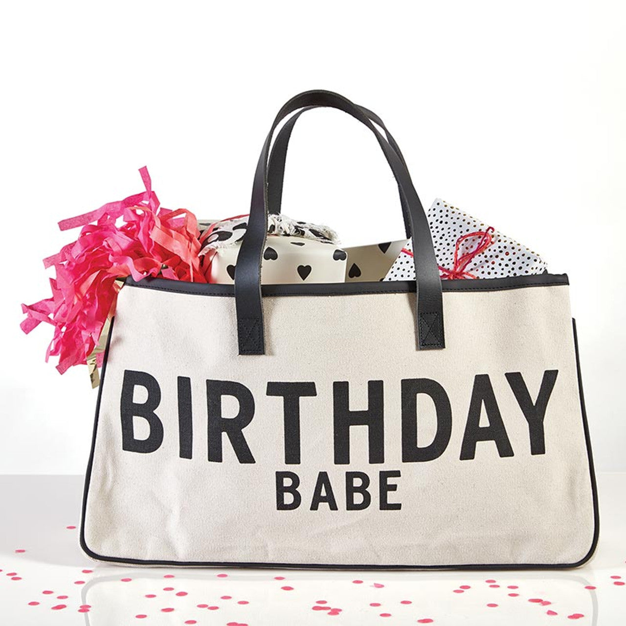 Birthday Babe Canvas Tote
