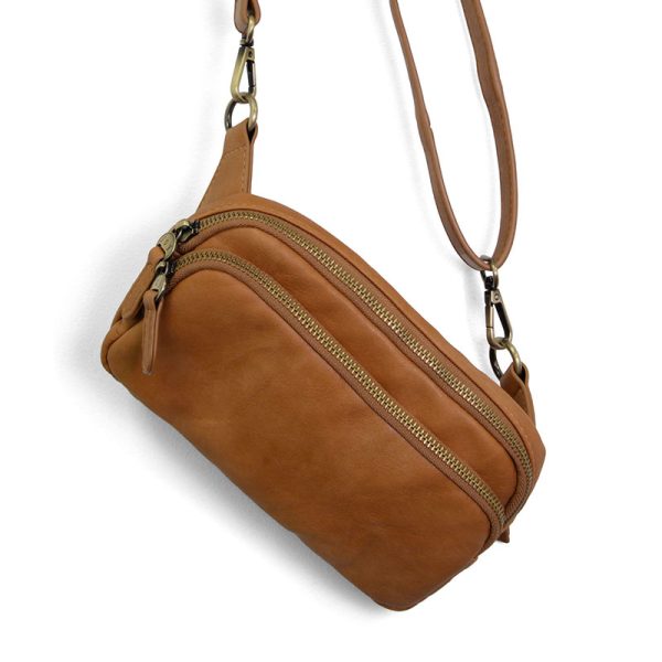 Kylie Double Zip Sling Belt Bag