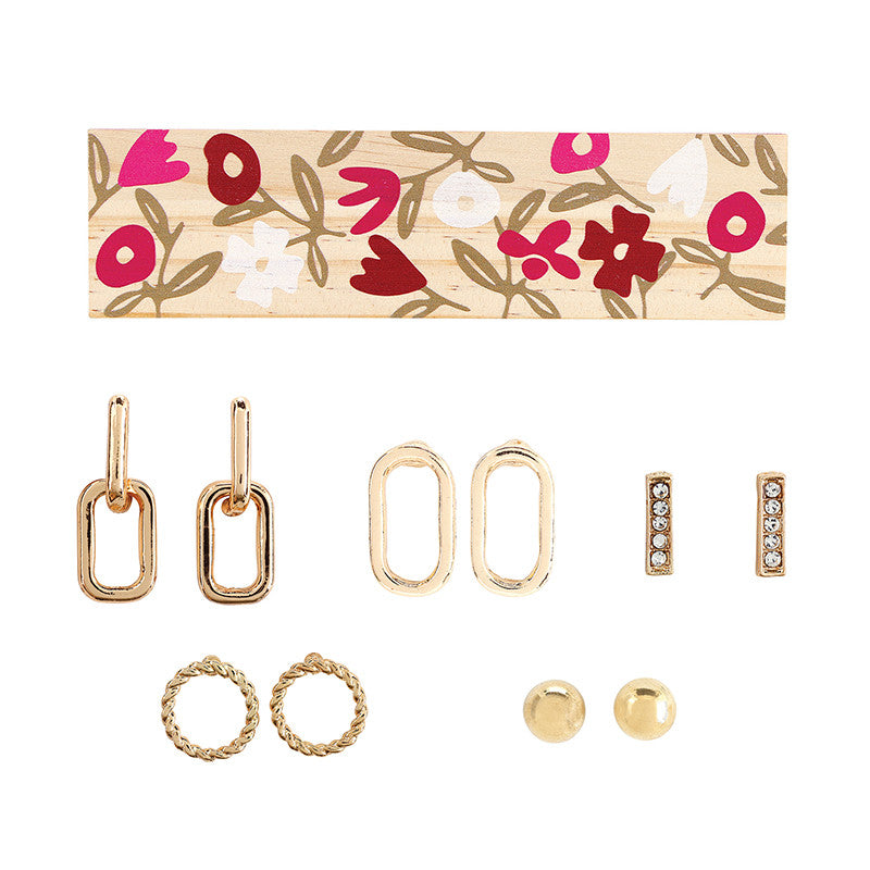 Boxed Earring Set - Golden Girl