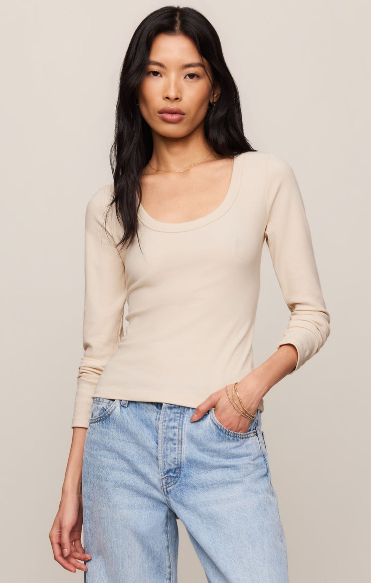 GREYSON SCOOP LS TOP