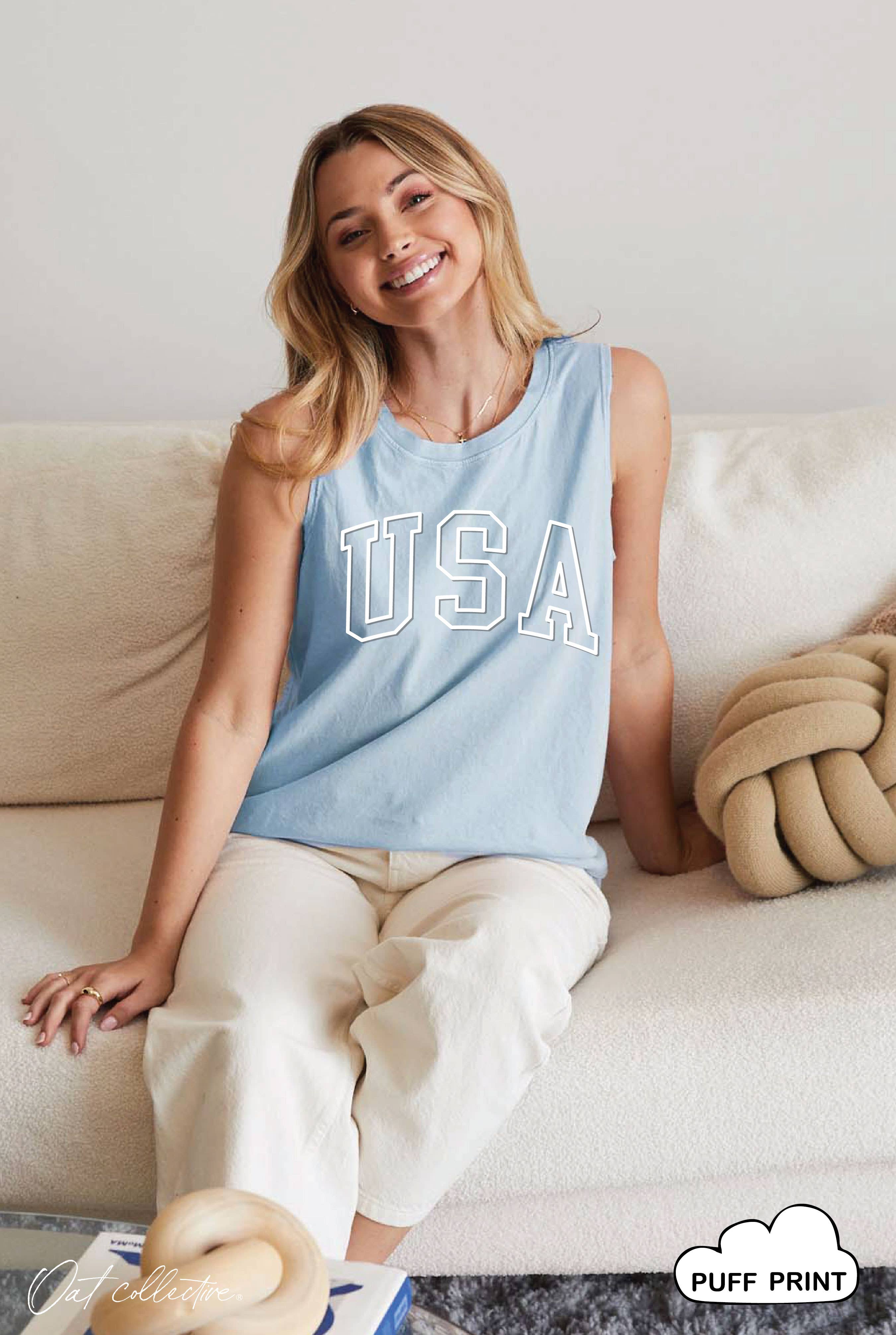 USA PUFF Tank Top