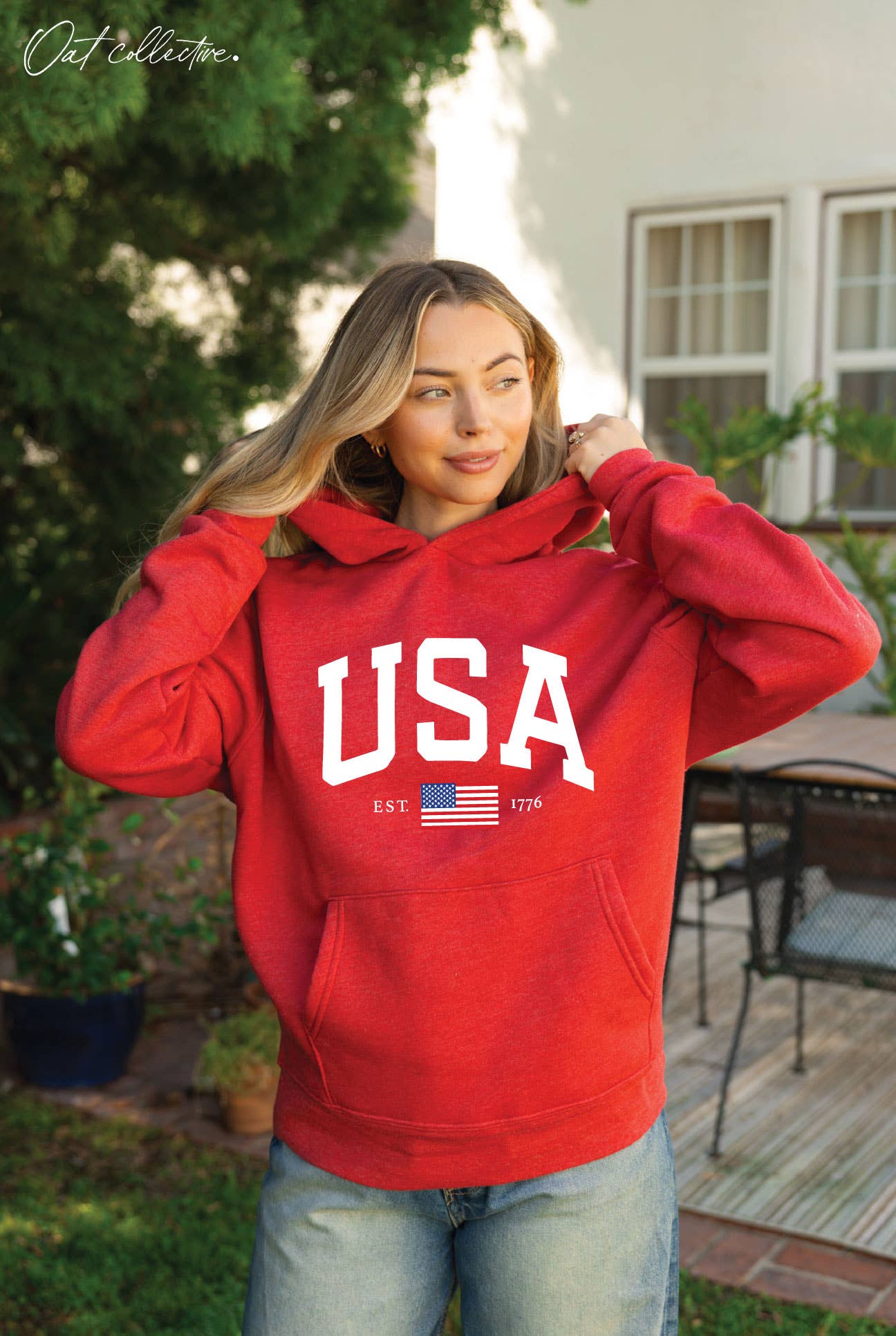 USA EST 1776 Hoodie Sweatshirt