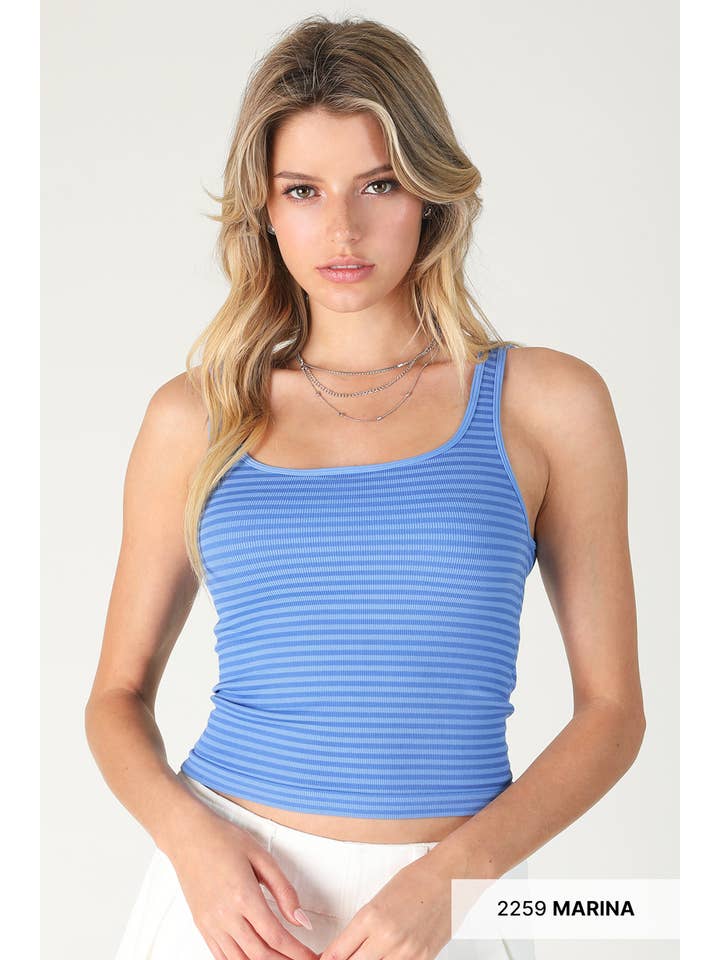 NORAH STRIPED TANK