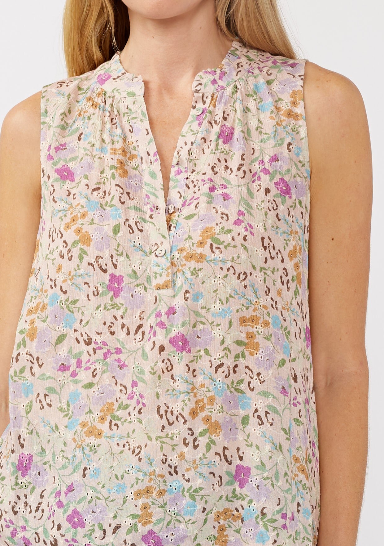 PENELOPE EYELET TANK