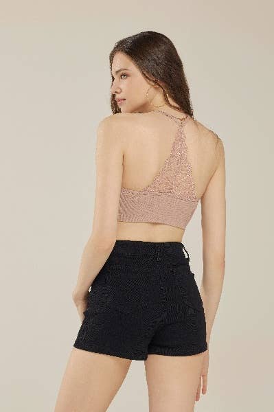 PERLIE Triangle Lace Bralette
