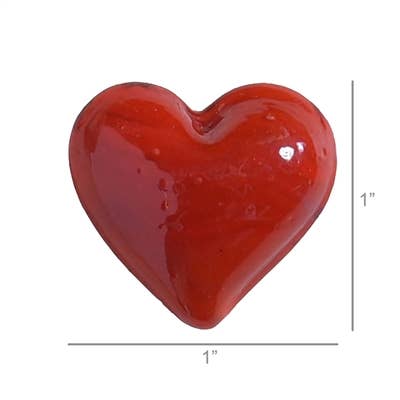 GLASS HEART - Red