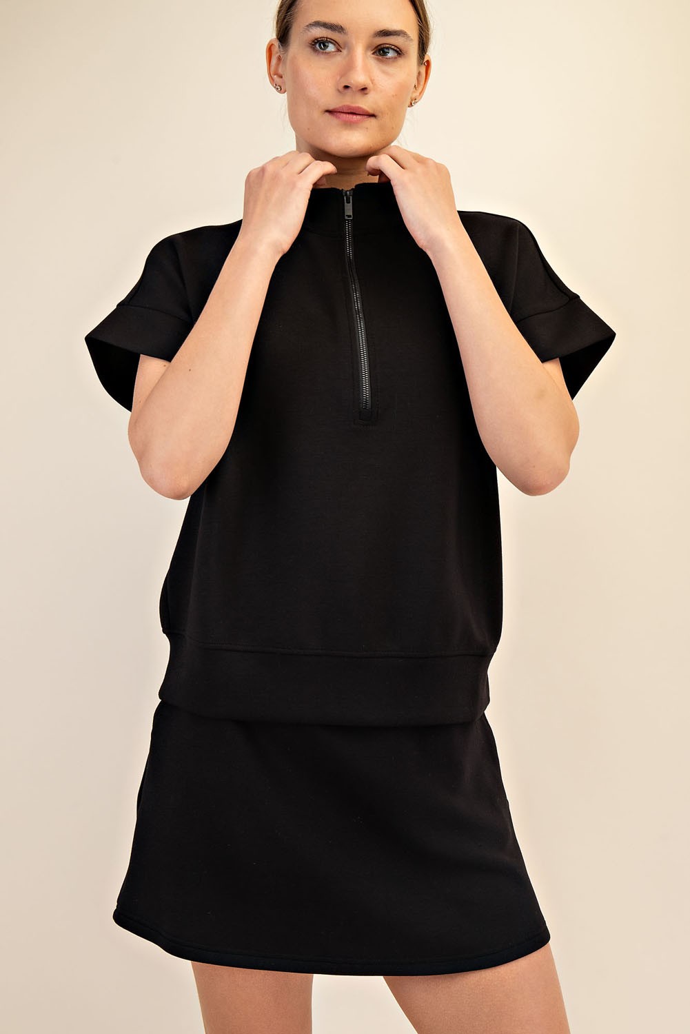 SONDRA SS ZIP TOP
