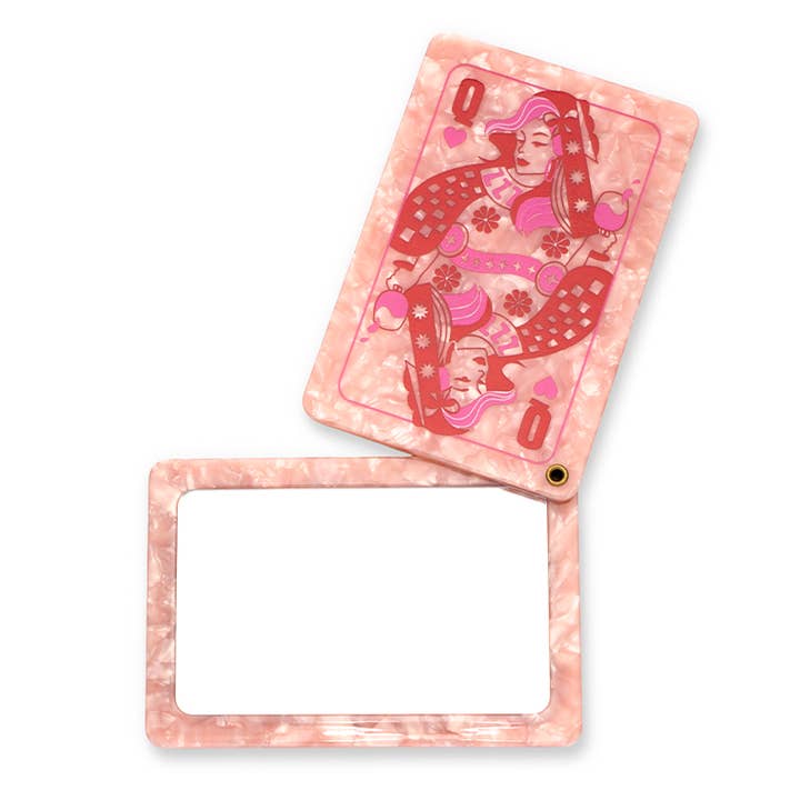 Swing-Hinge Folding Compact Mirror