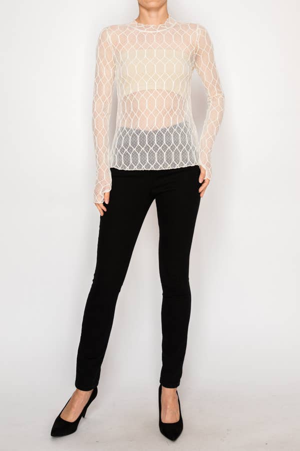 SHELBY MESH TOP