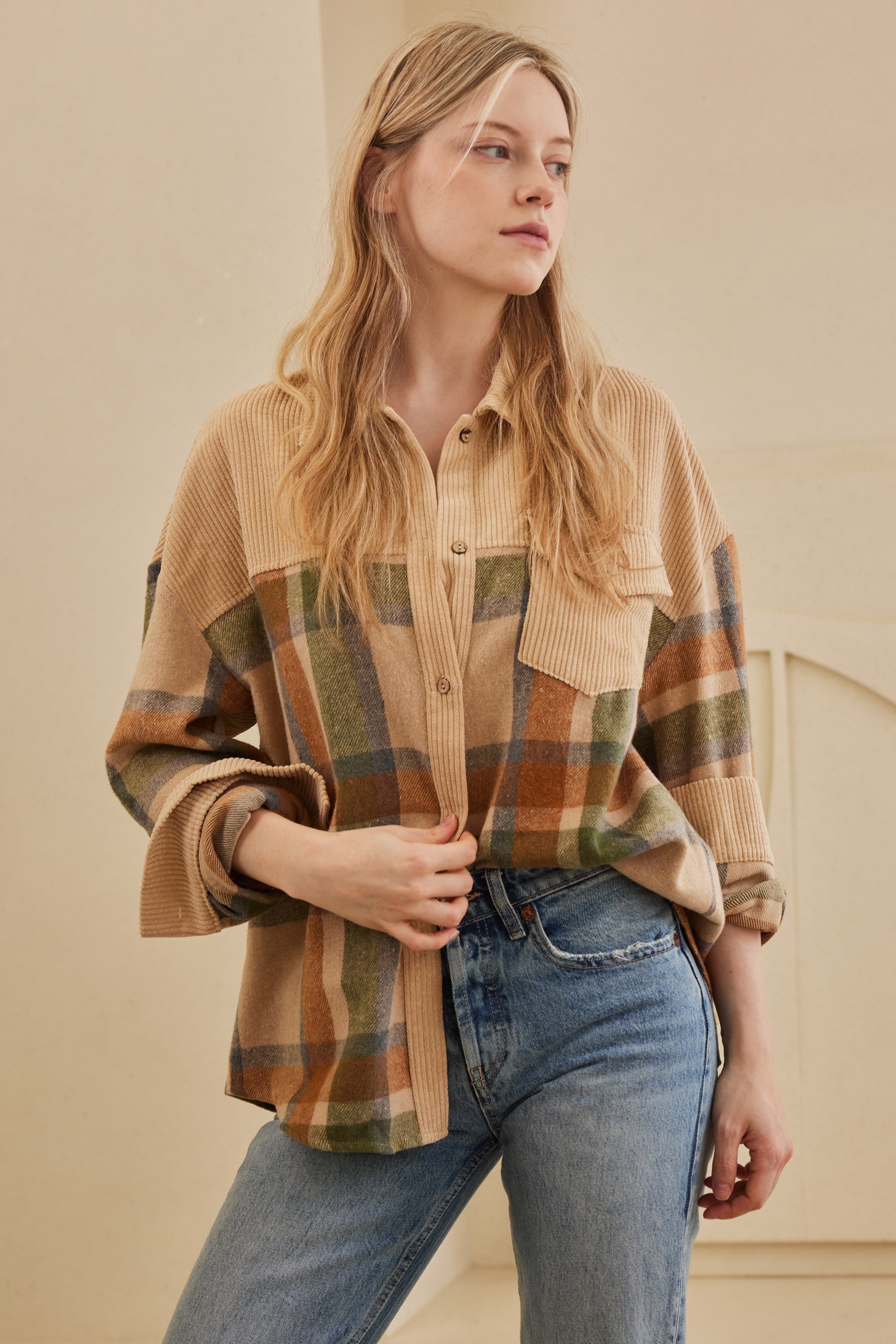 BETSY CORDUROY SHIRT