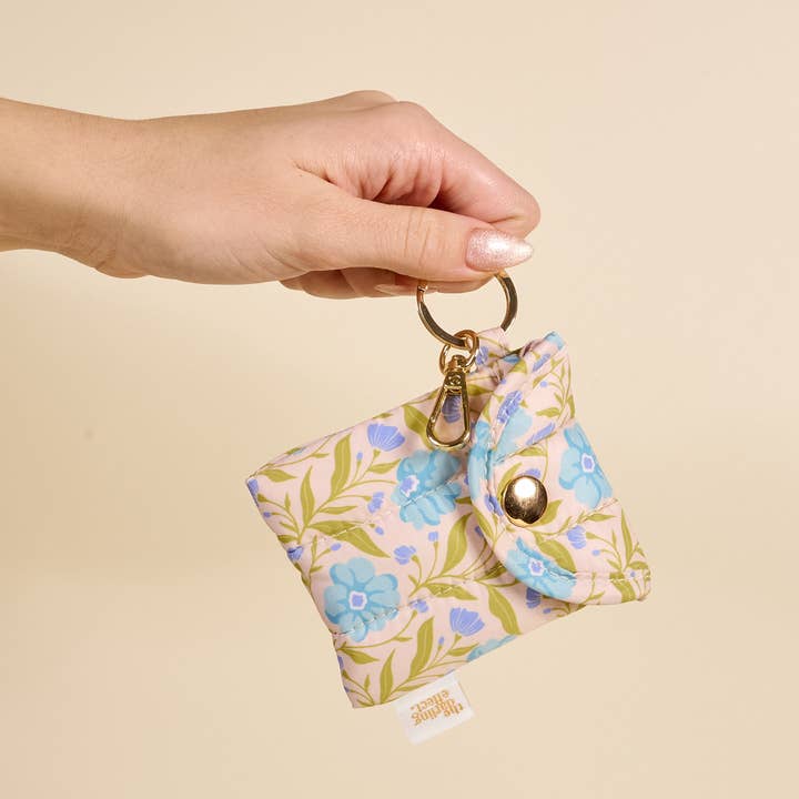 Puffy Earbud Case Keychain