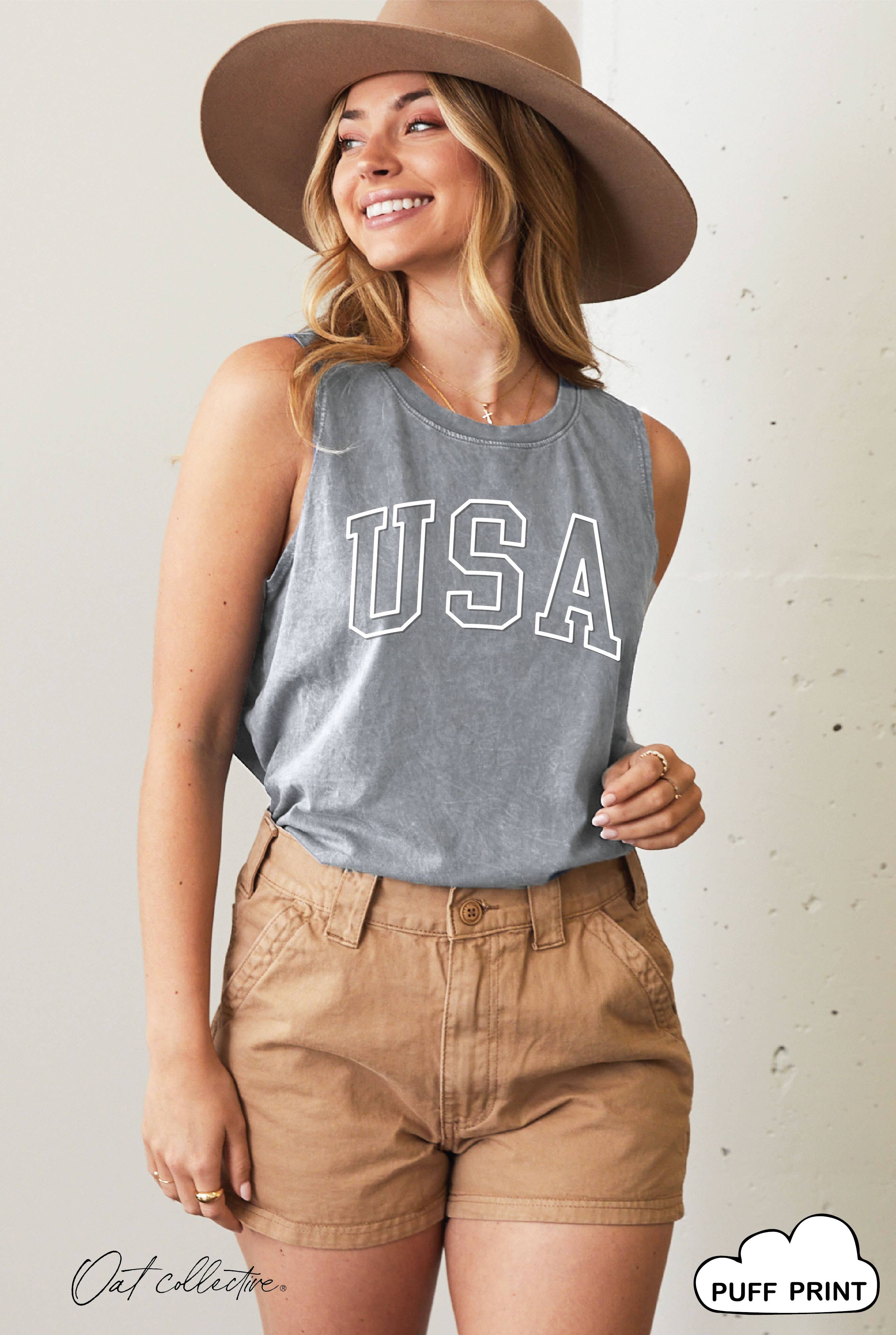 USA PUFF Tank Top