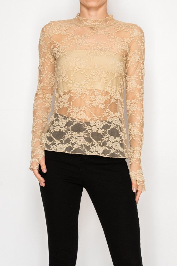 SELINA LACE TOP