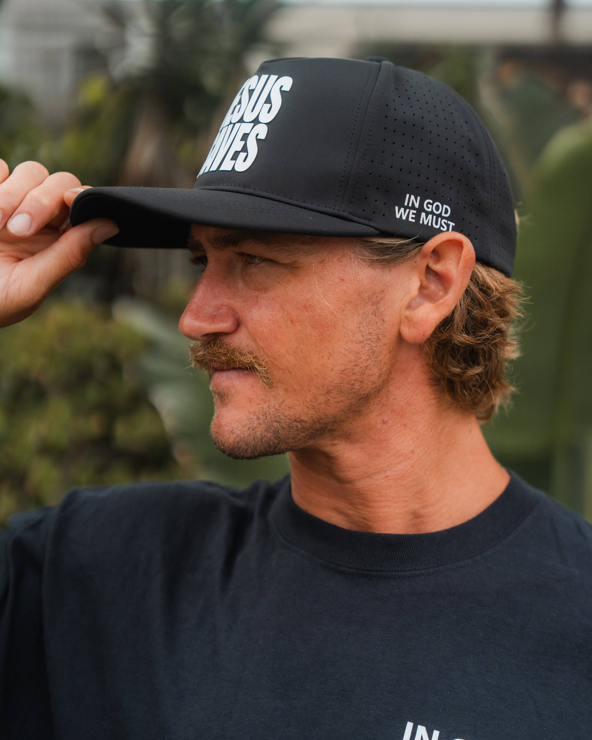 Jesus Saves Premium Hat