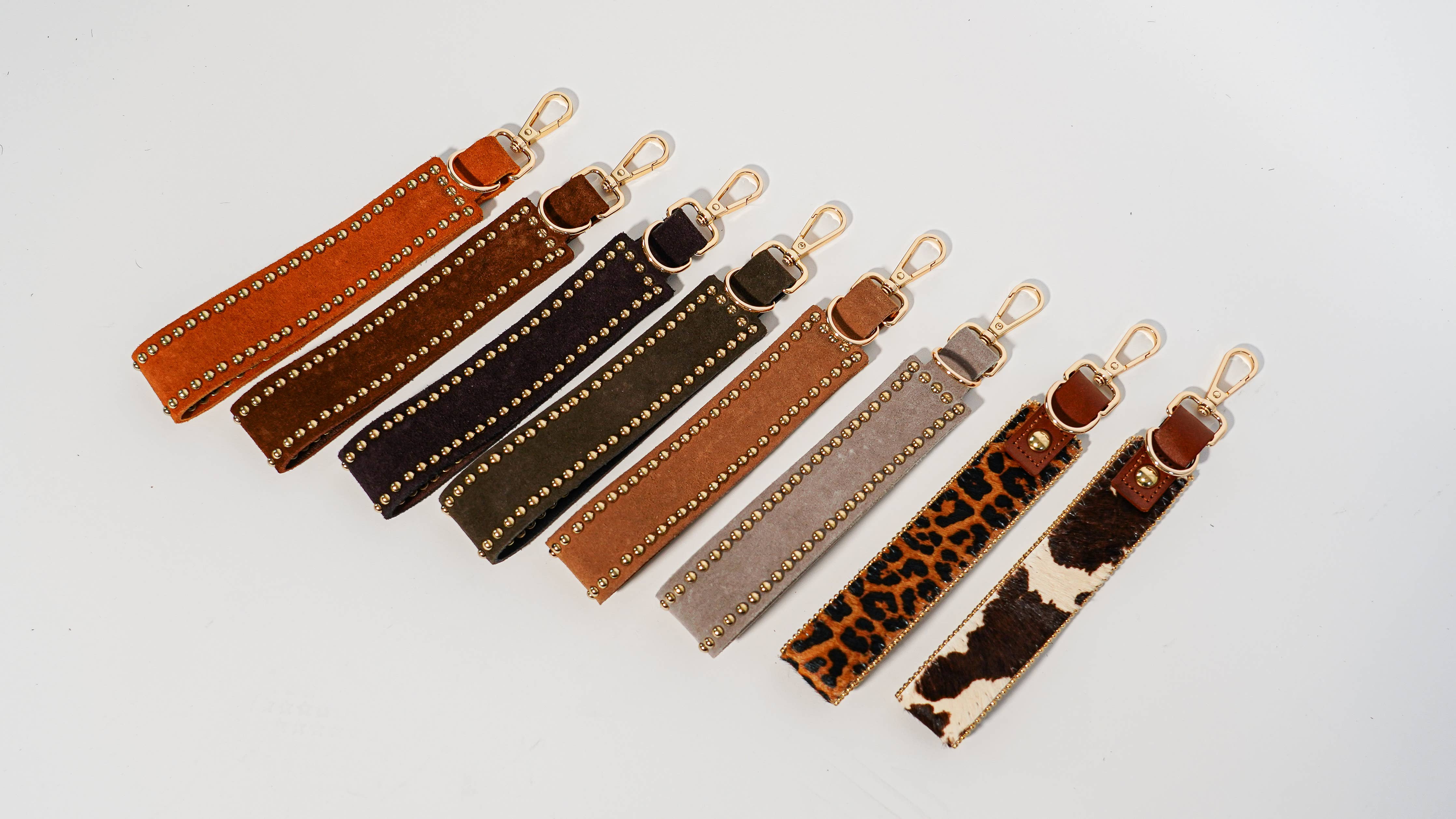Simplistic Studded Suede Hang-Off