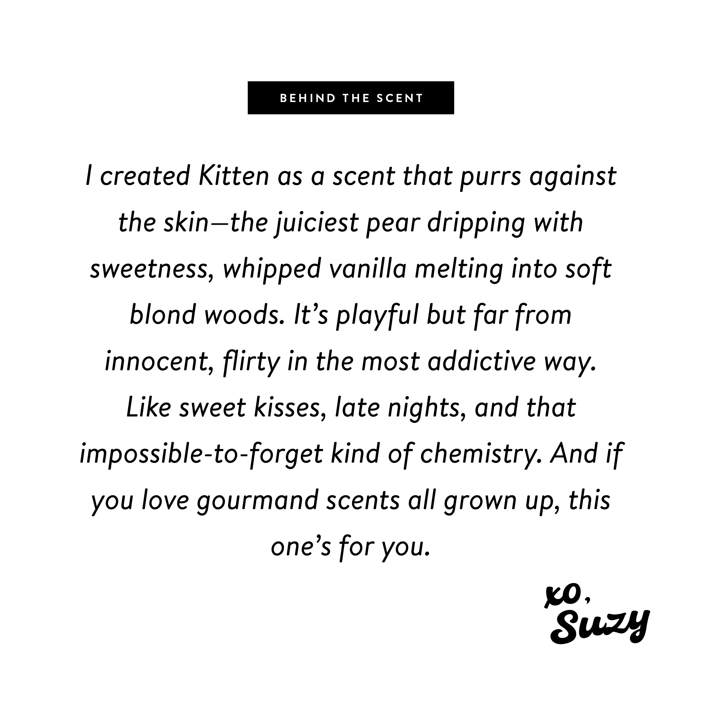 Kitten Perfume - Vanilla Pear