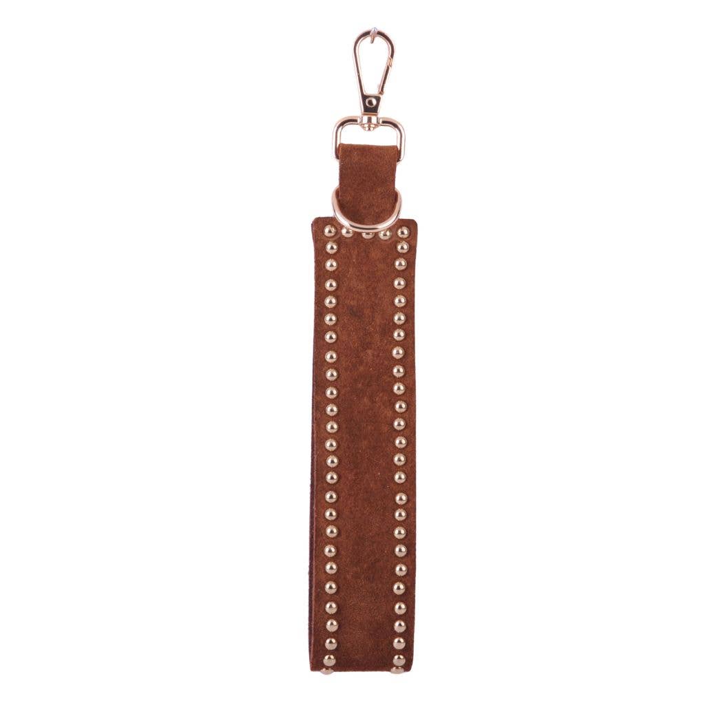 Simplistic Studded Suede Hang-Off