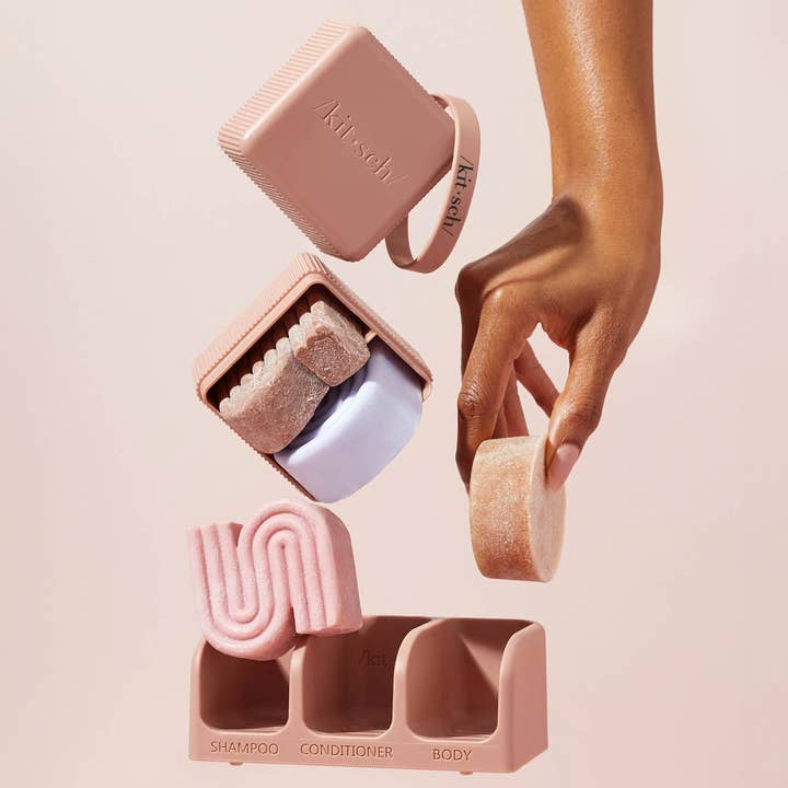 Bottle-Free Beauty Self-Draining Soap Dish