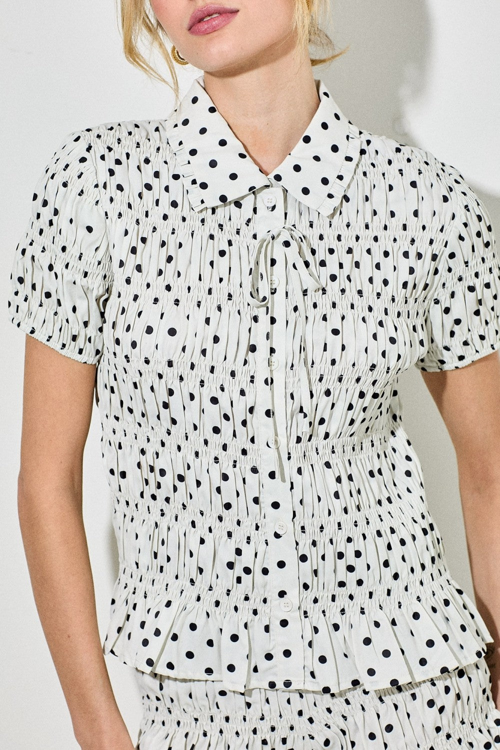 BLAIR POLKADOT BLOUSE