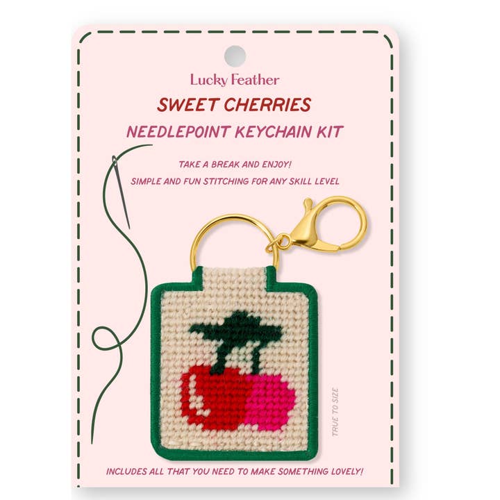 Needlepoint Keychain Kit