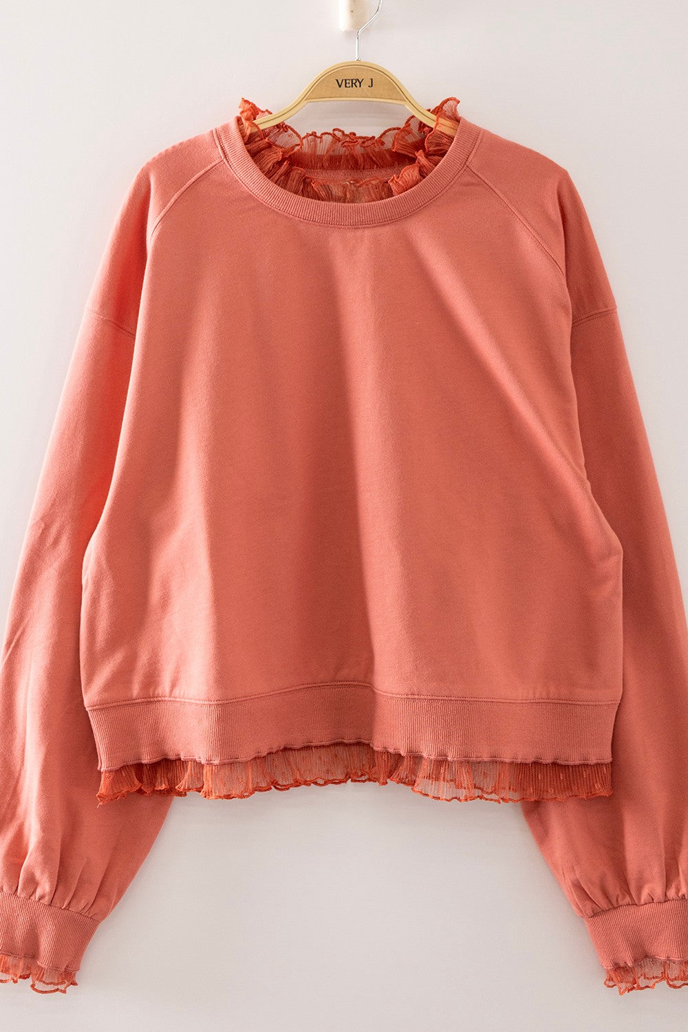 LILLIE LACE SWEATSHIRT