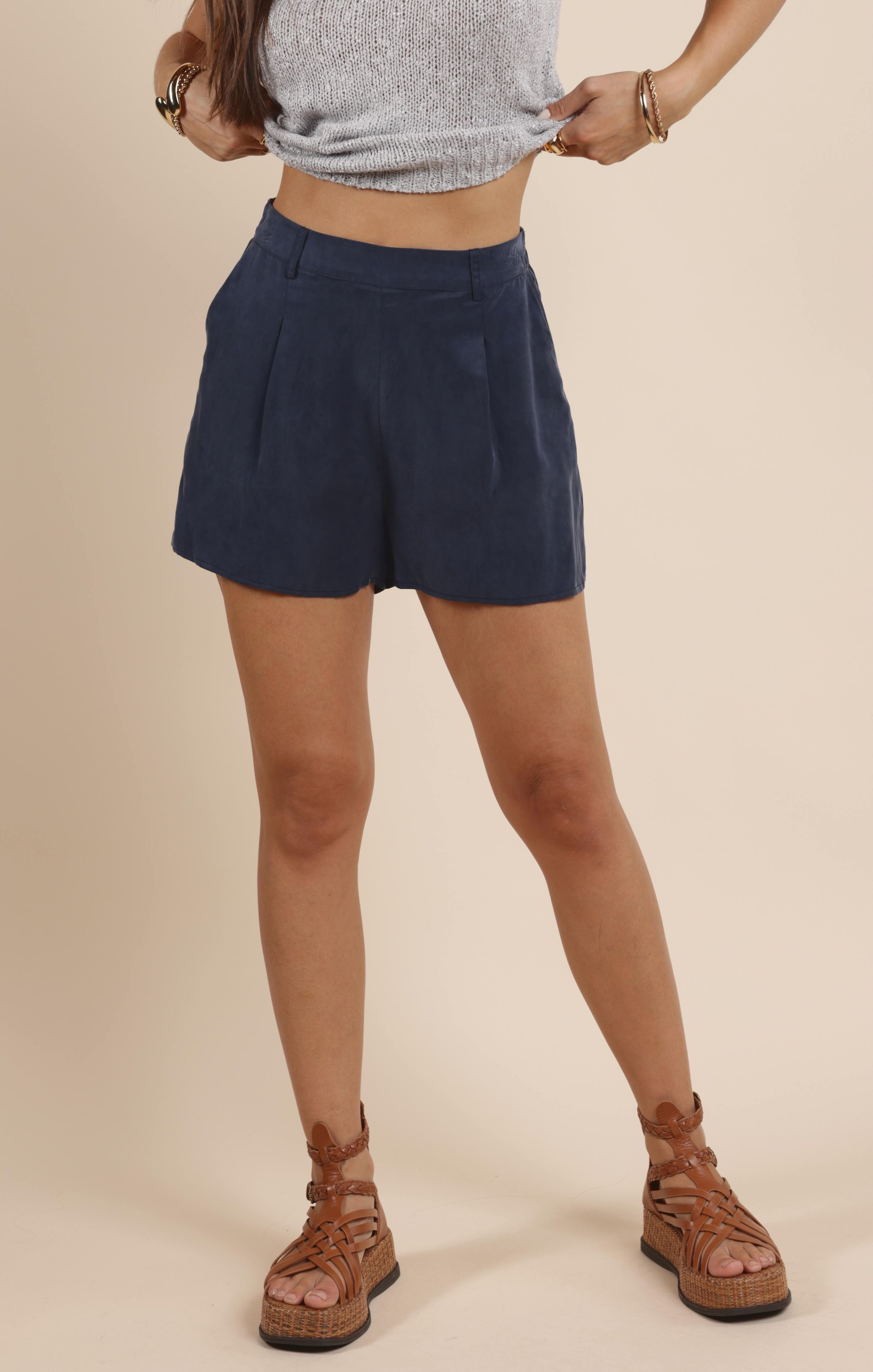 HERITAGE FRONT PLEAT SHORTS