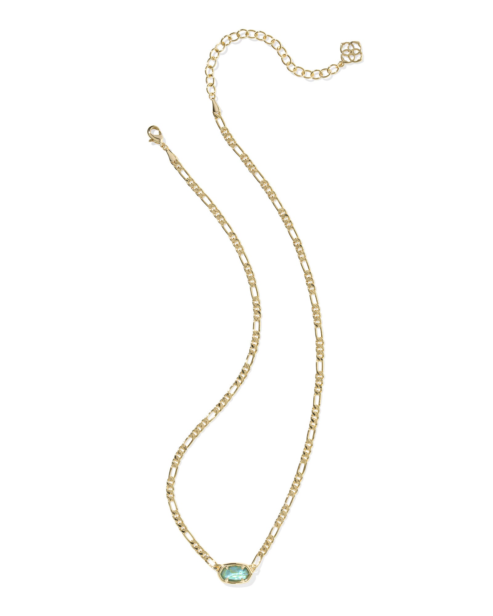 ELISA FIGARO CHAIN SHORT PENDANT NECKLACE