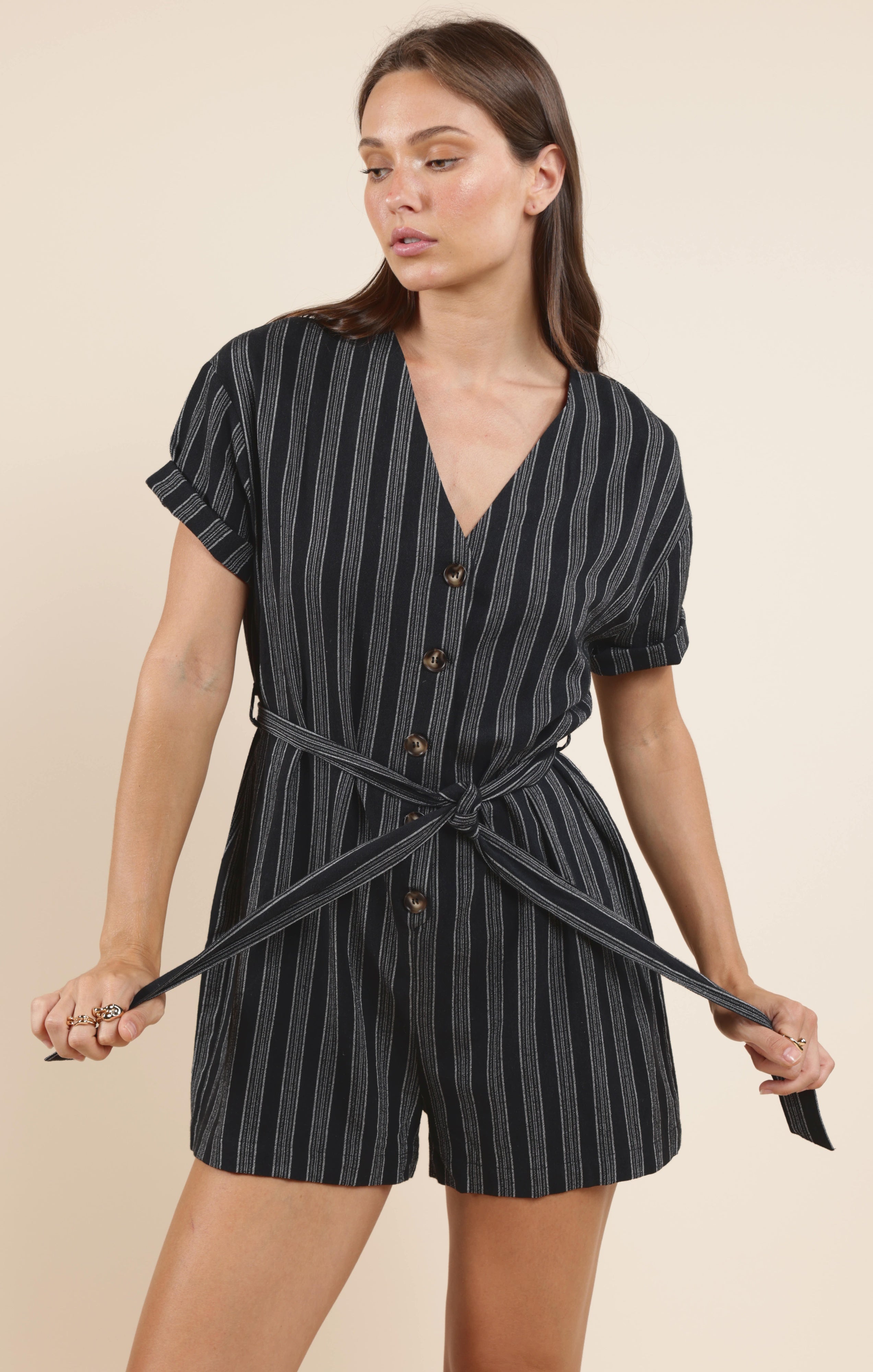 JADA STRIPE ROMPER