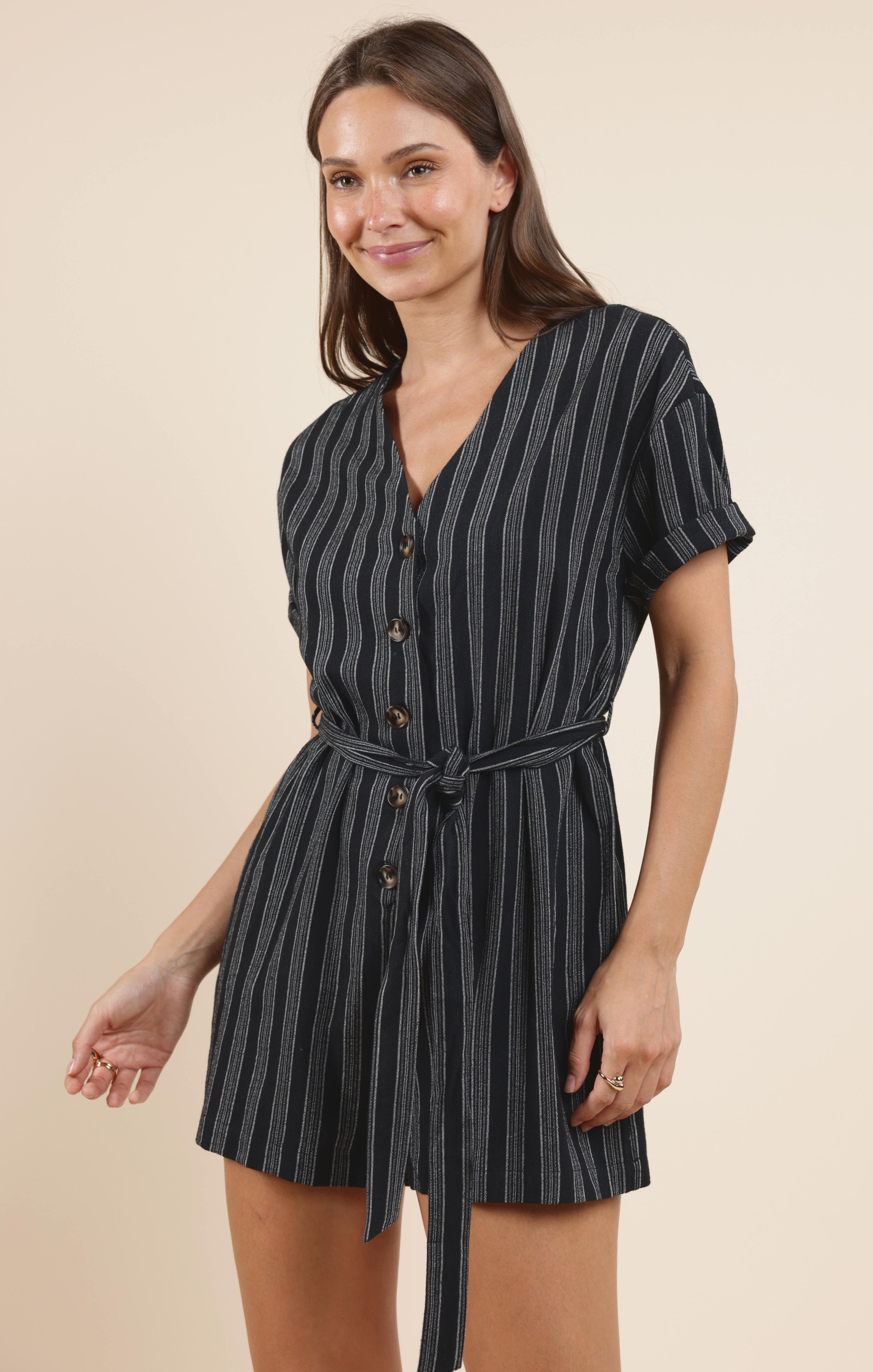 JADA STRIPE ROMPER