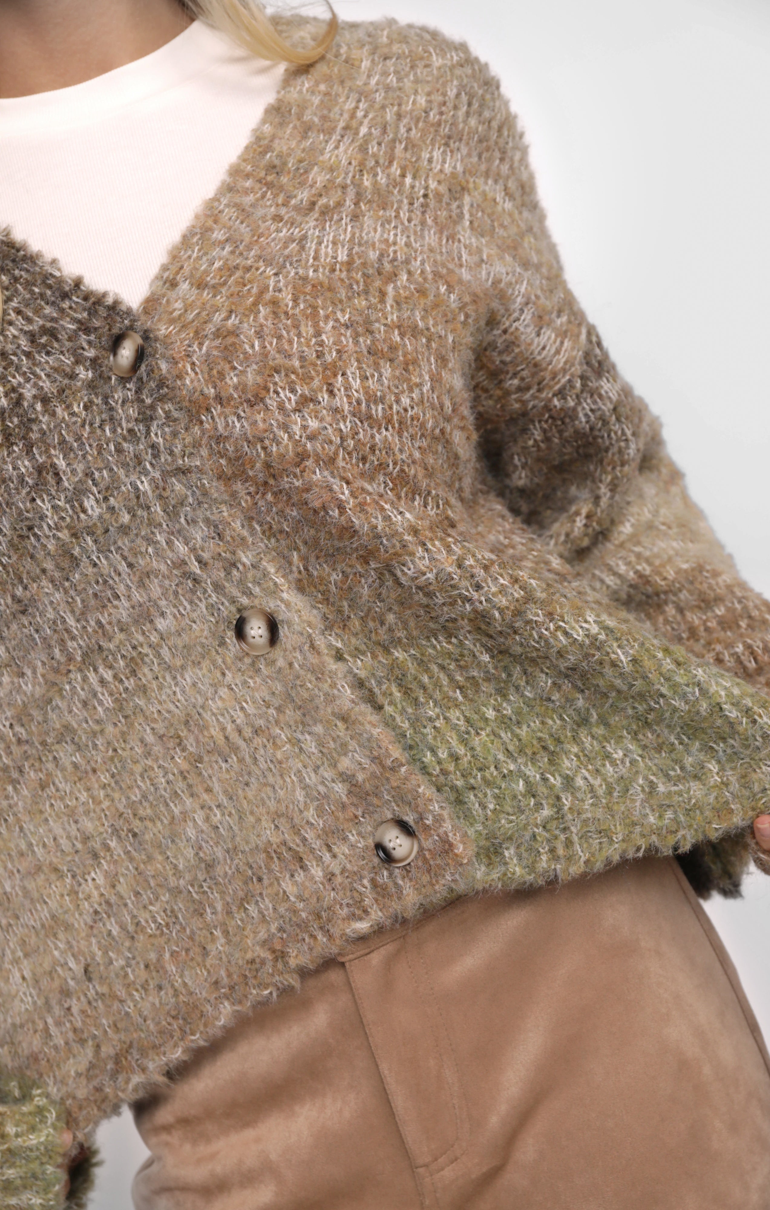 SMILEY OMBRE CARDIGAN