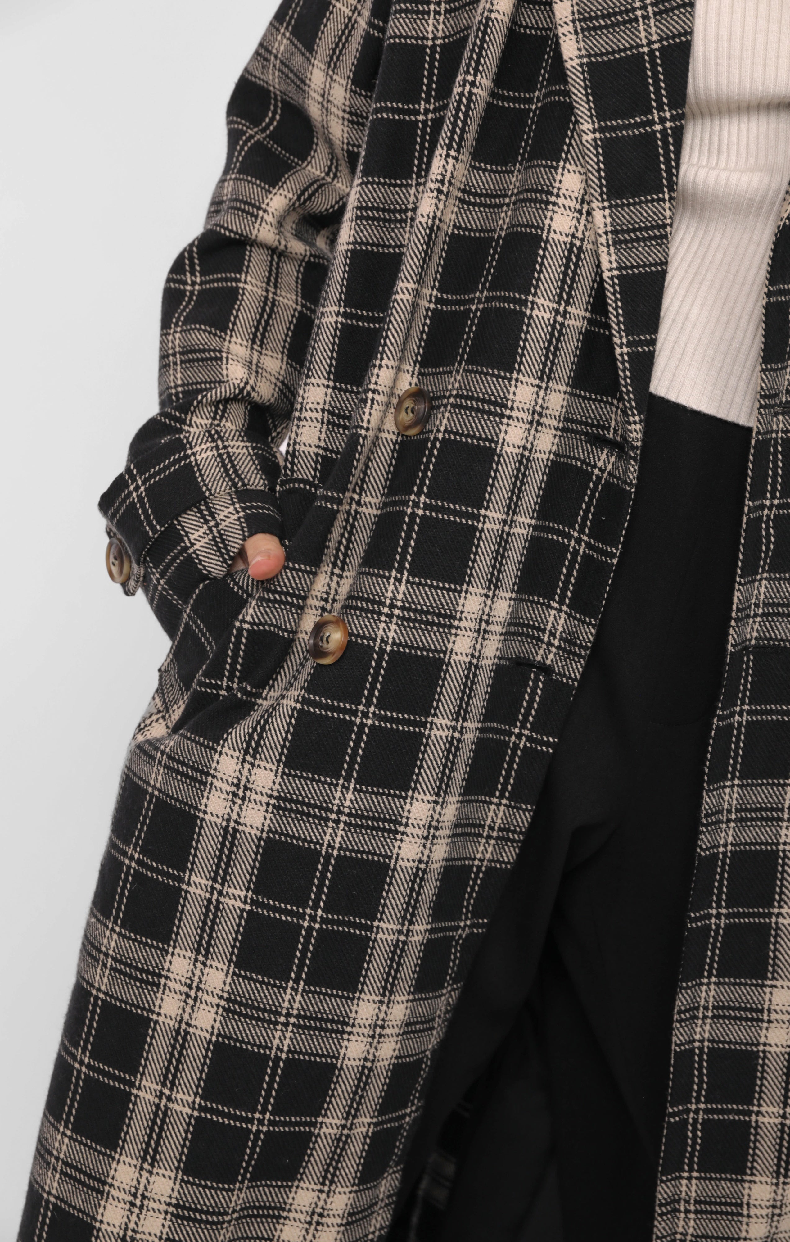 WIDE AWAKE PLAID COAT