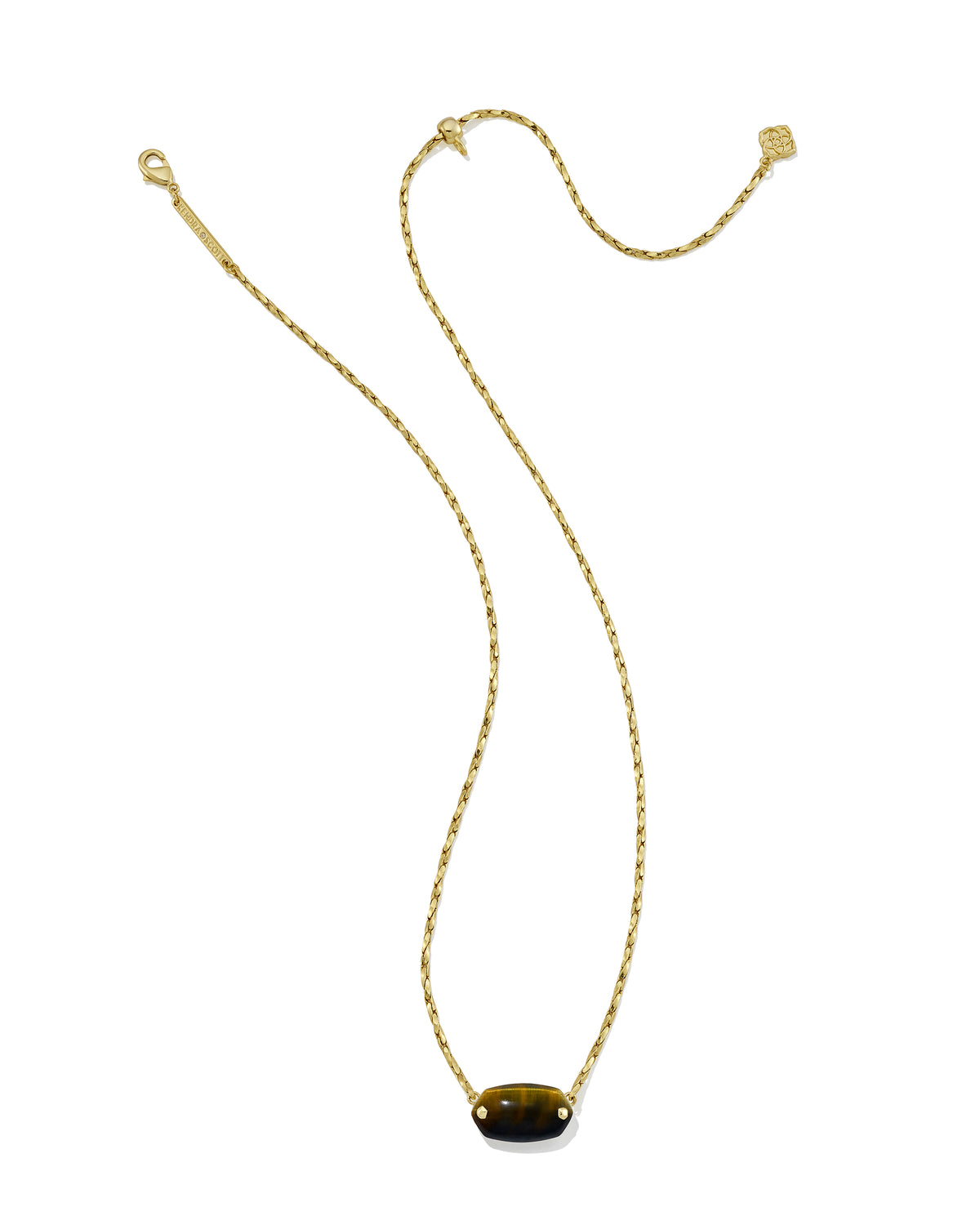 ELISA RIVETED SHORT PENDANT NECKLACE