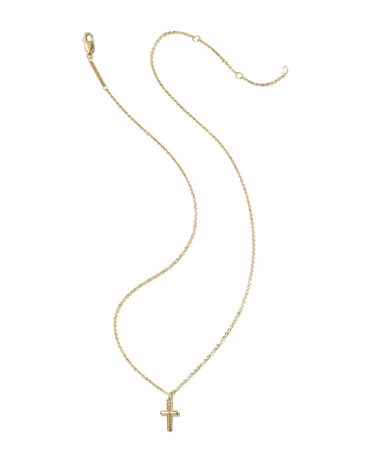 CROSS SHORT PENDANT NECKLACE- 14k Gold Filled