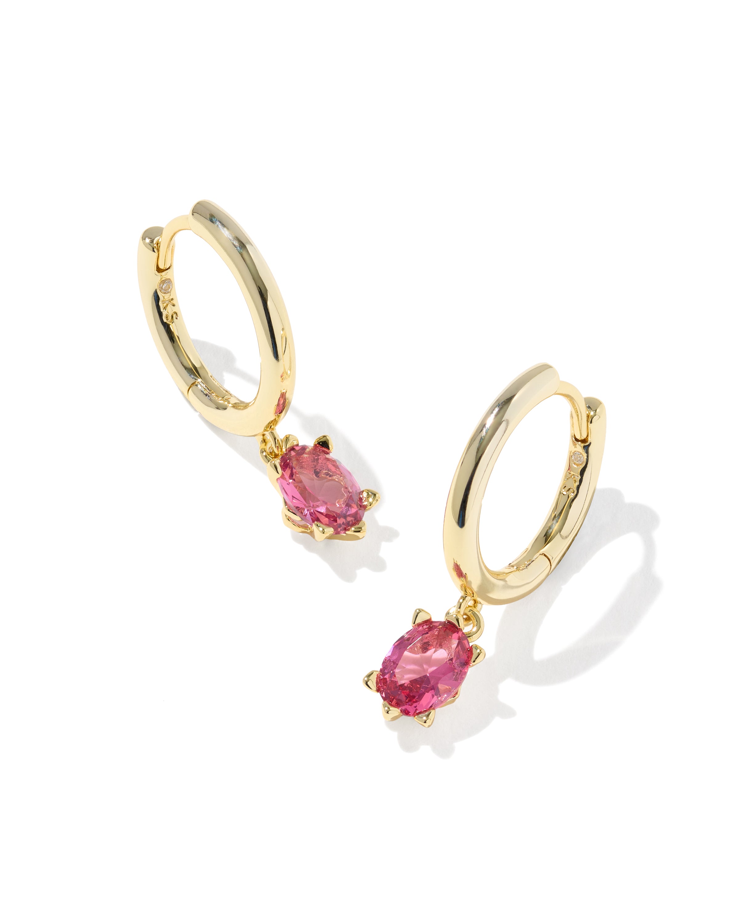CAILIN SINGLE STONE HUGGIE EARRINGS