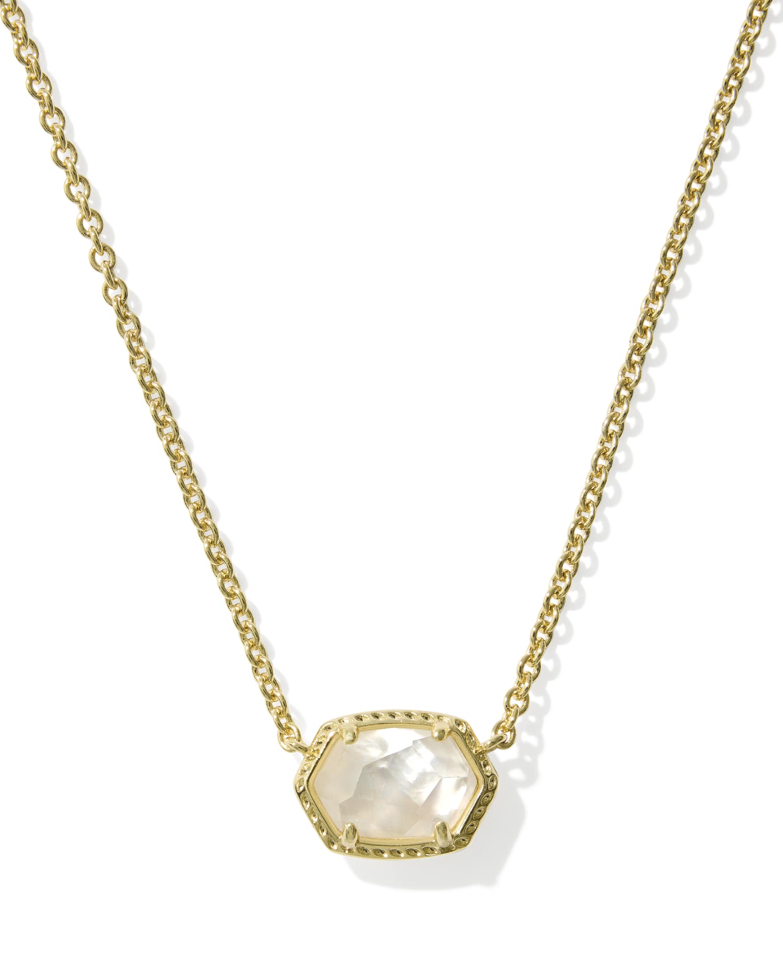 DAPHNE FRAME SHORT PENDANT NECKLACE