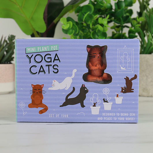 Yoga Cat Planters