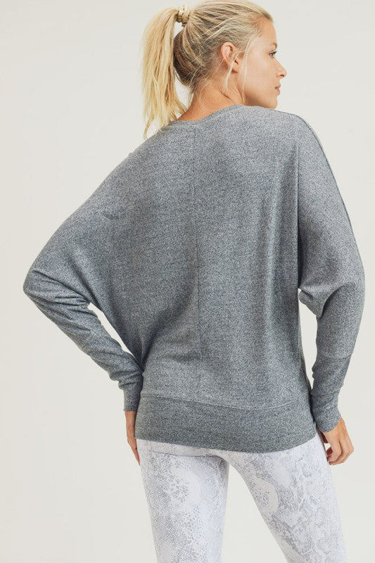 Cozy as a Bunny Dolman Top