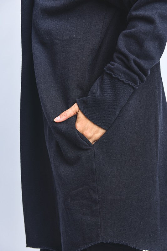 LO'S HOODED CARDIGAN