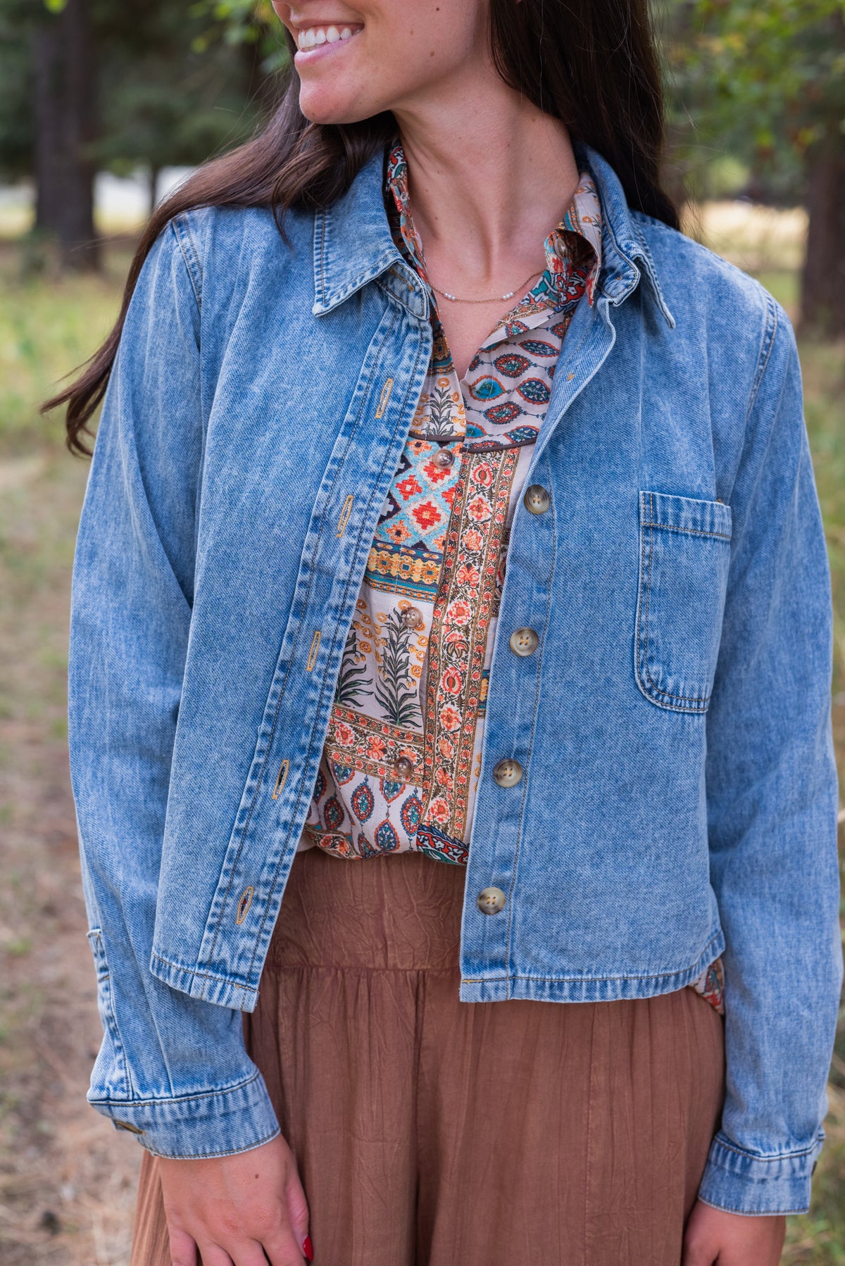 HILDA DENIM SHIRT