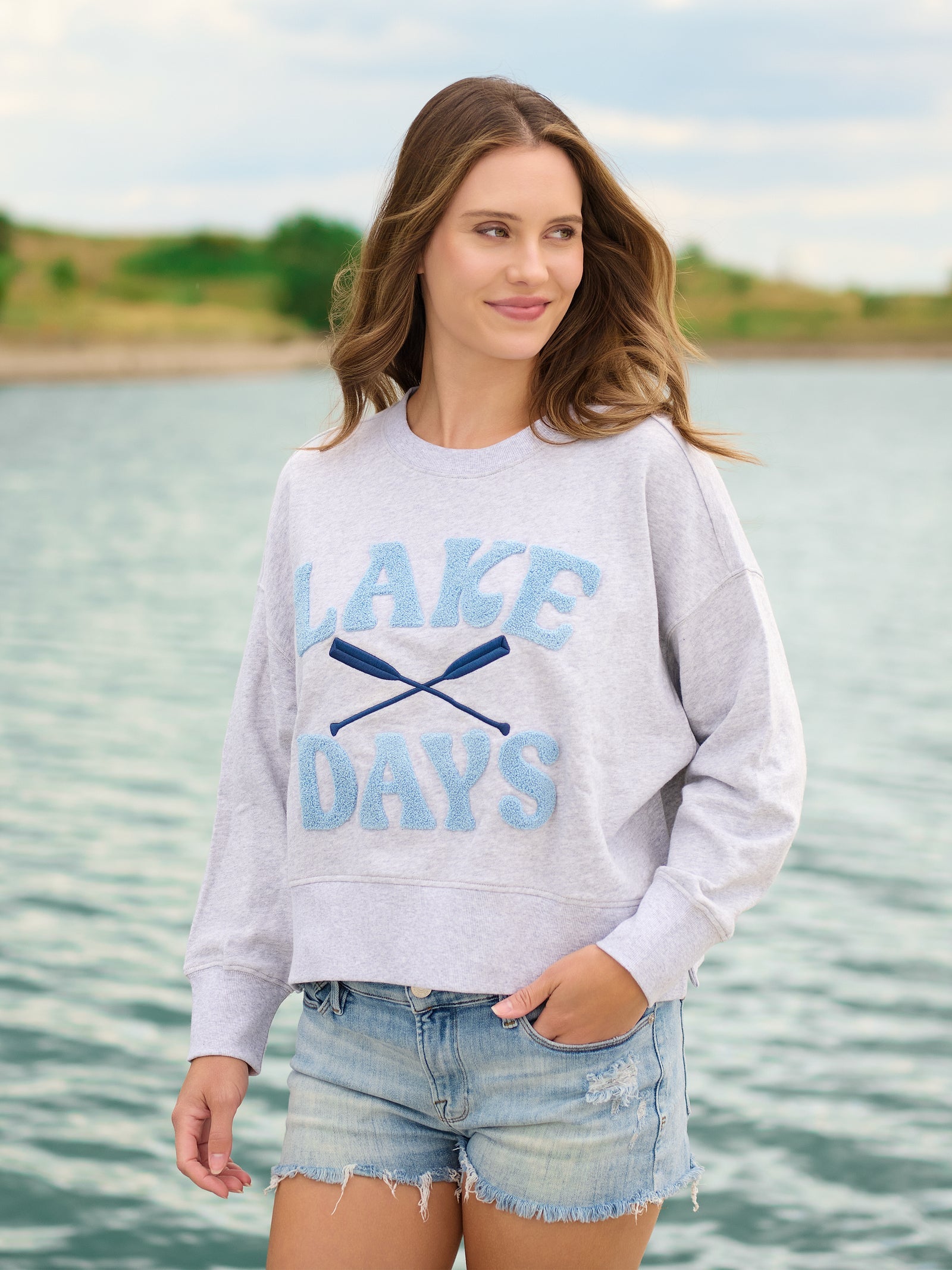 "Lake Days" Relaxed Sweatshirt