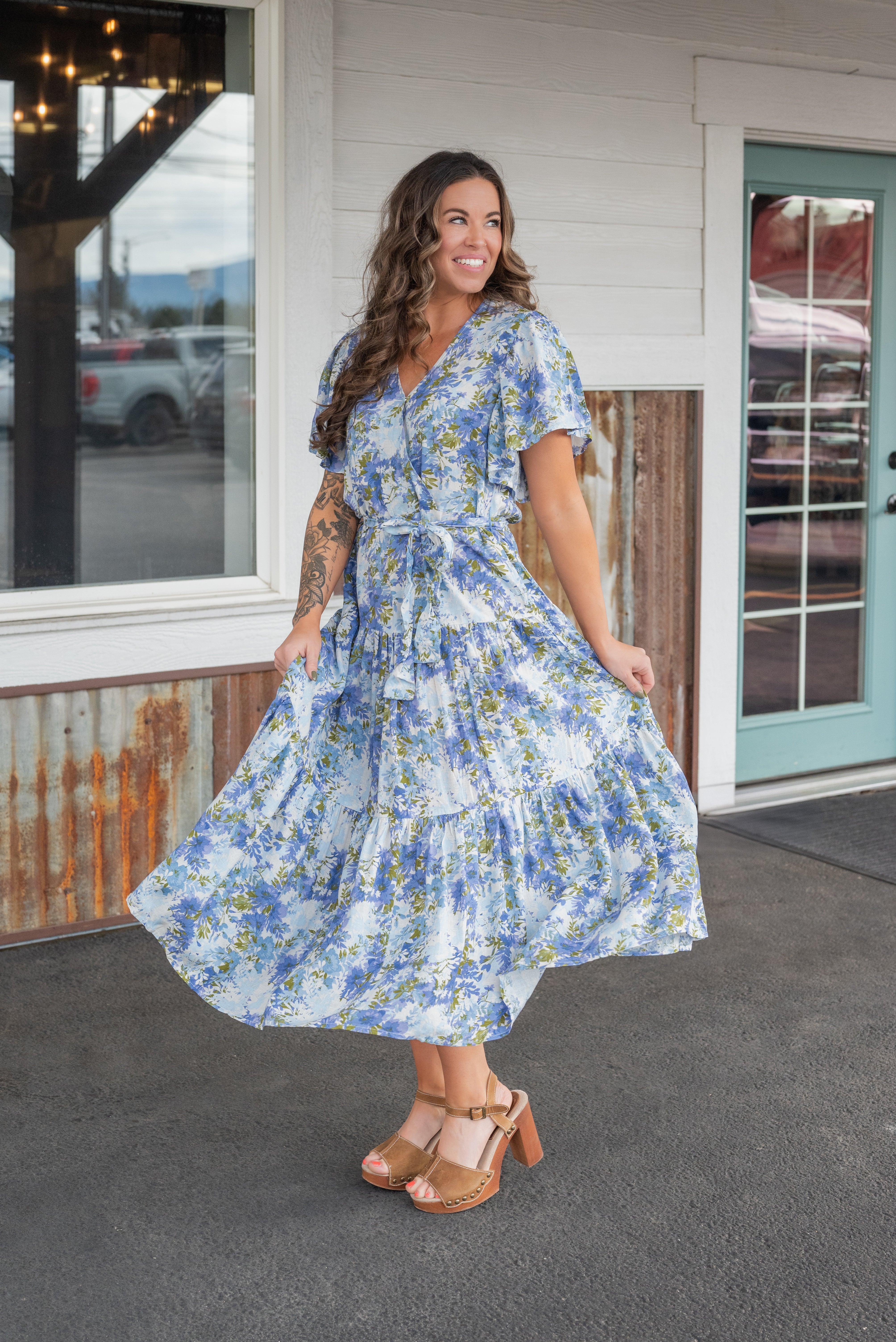 ALIZA FLORAL DRESS