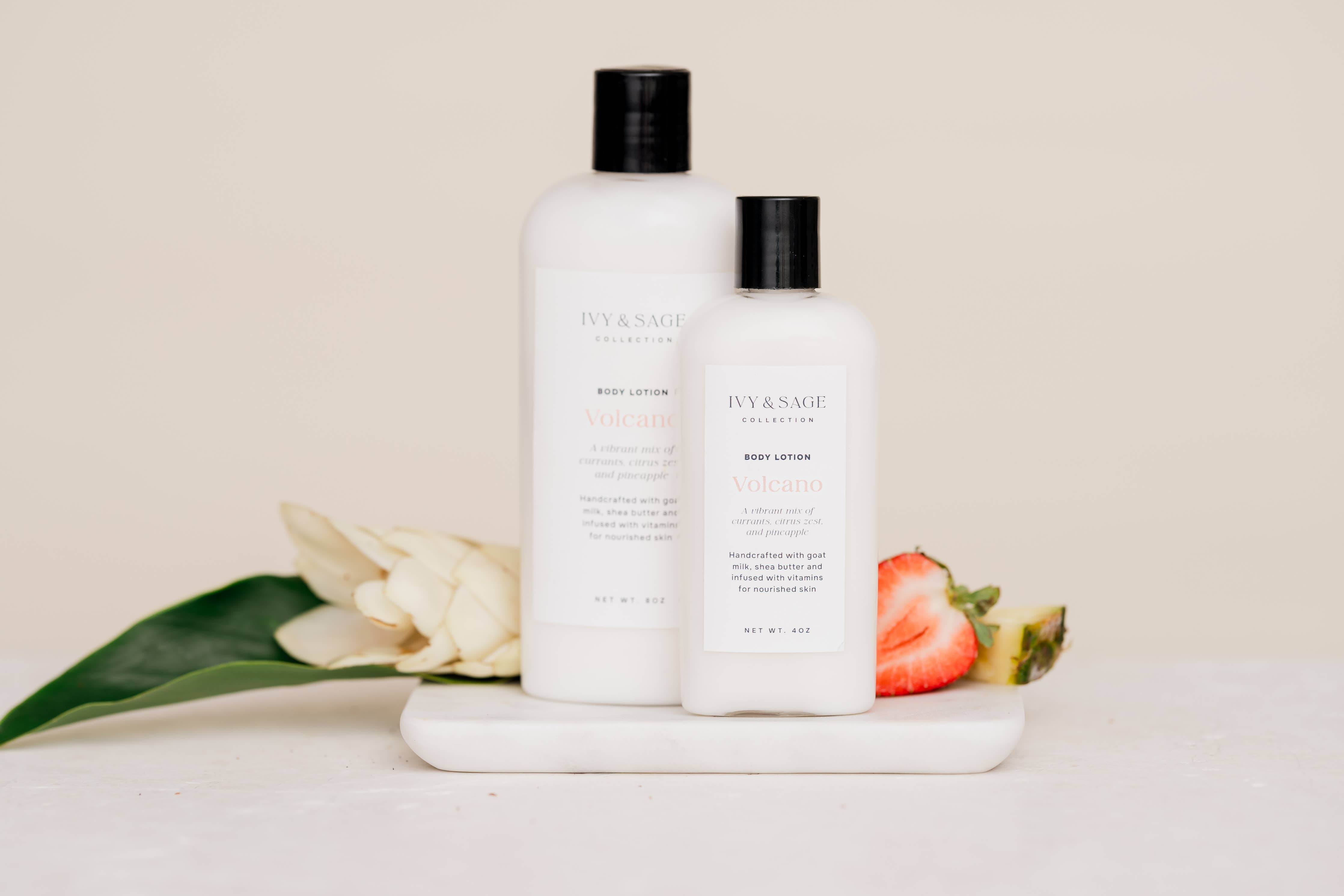 Volcano Goat Milk Lotion – Citrus + Berries  8 oz