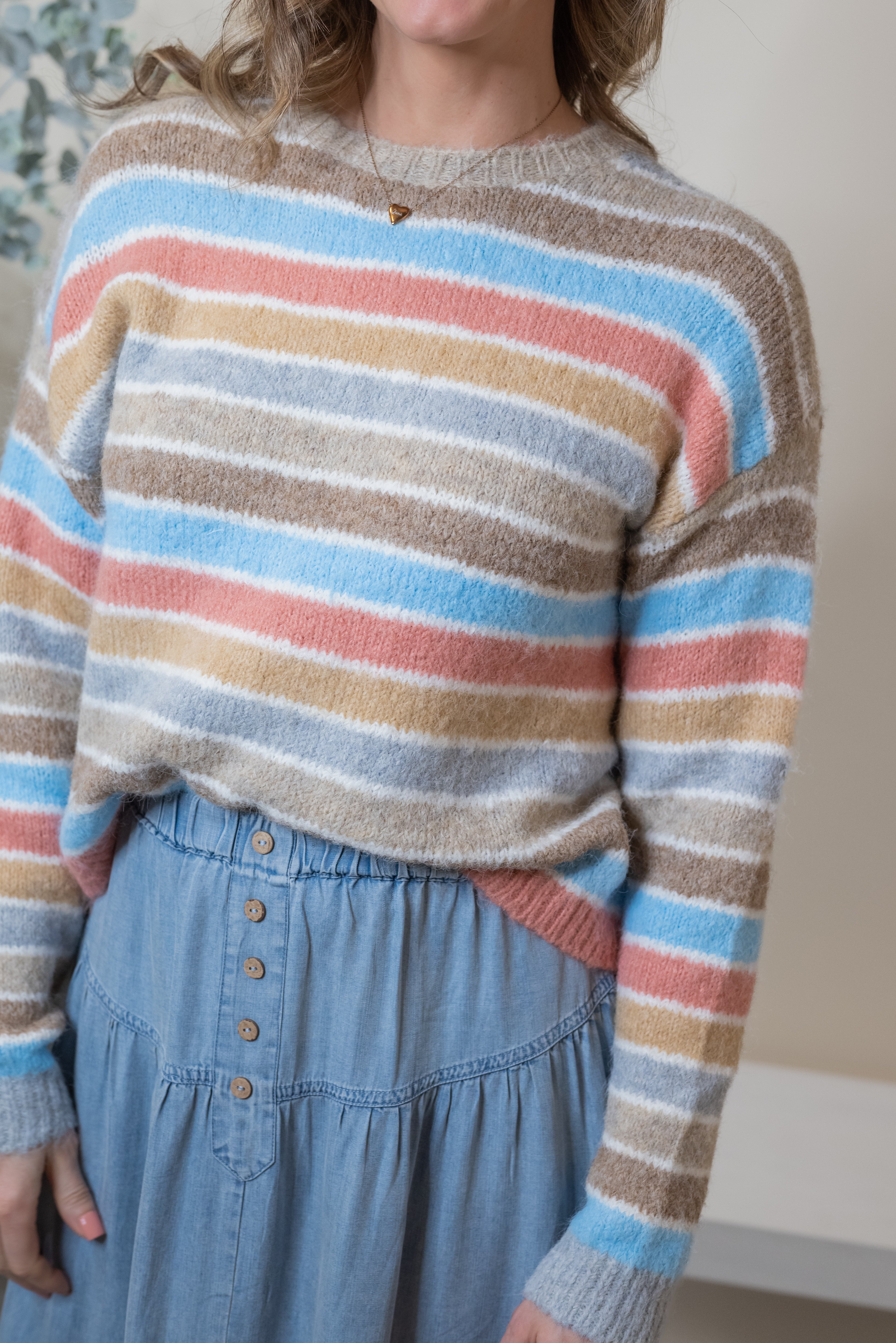 TISDALE STRIPE SWEATER