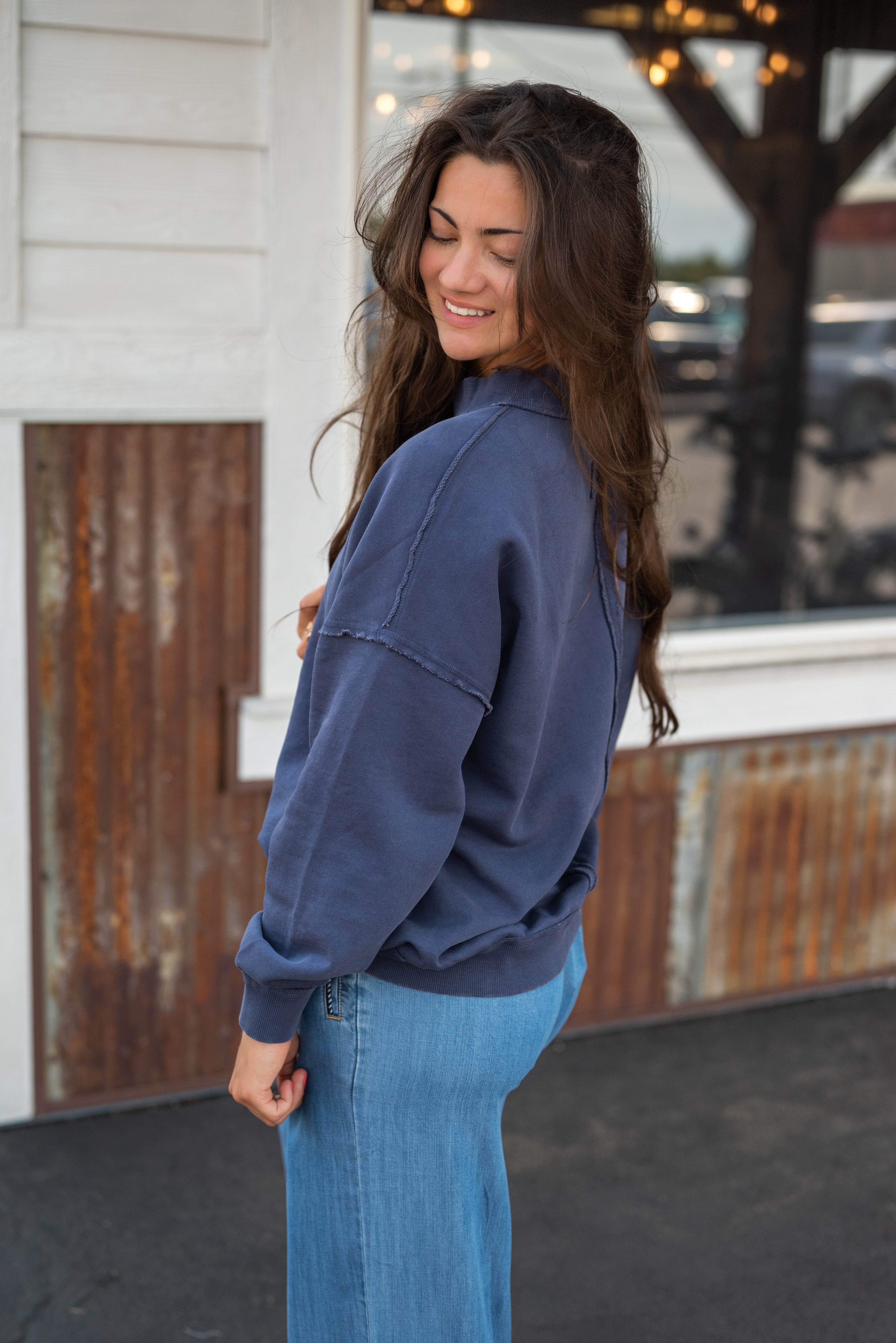 HANNA MOCKNECK SWEATSHIRT