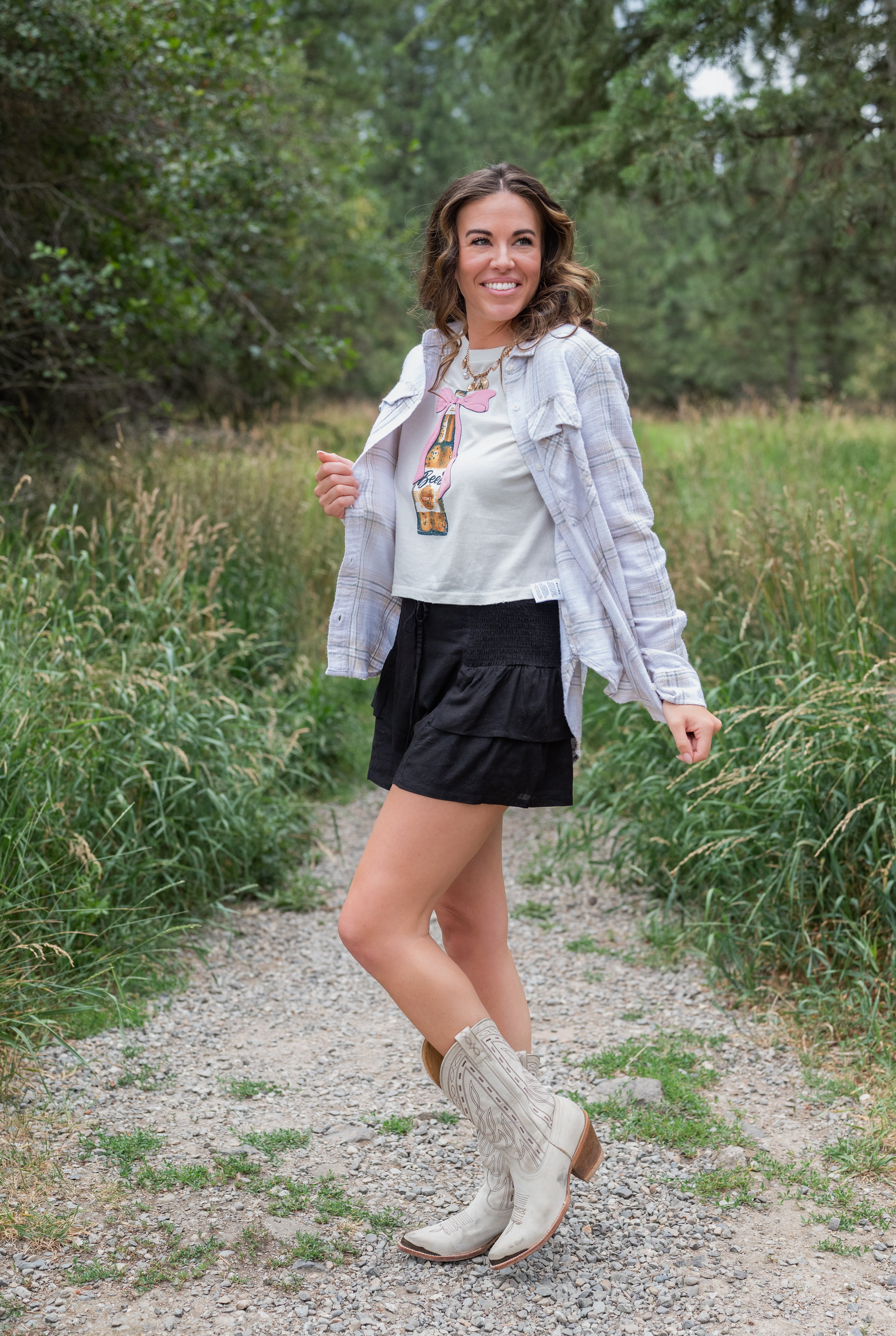 BOBBI RUFFLE SHORTS